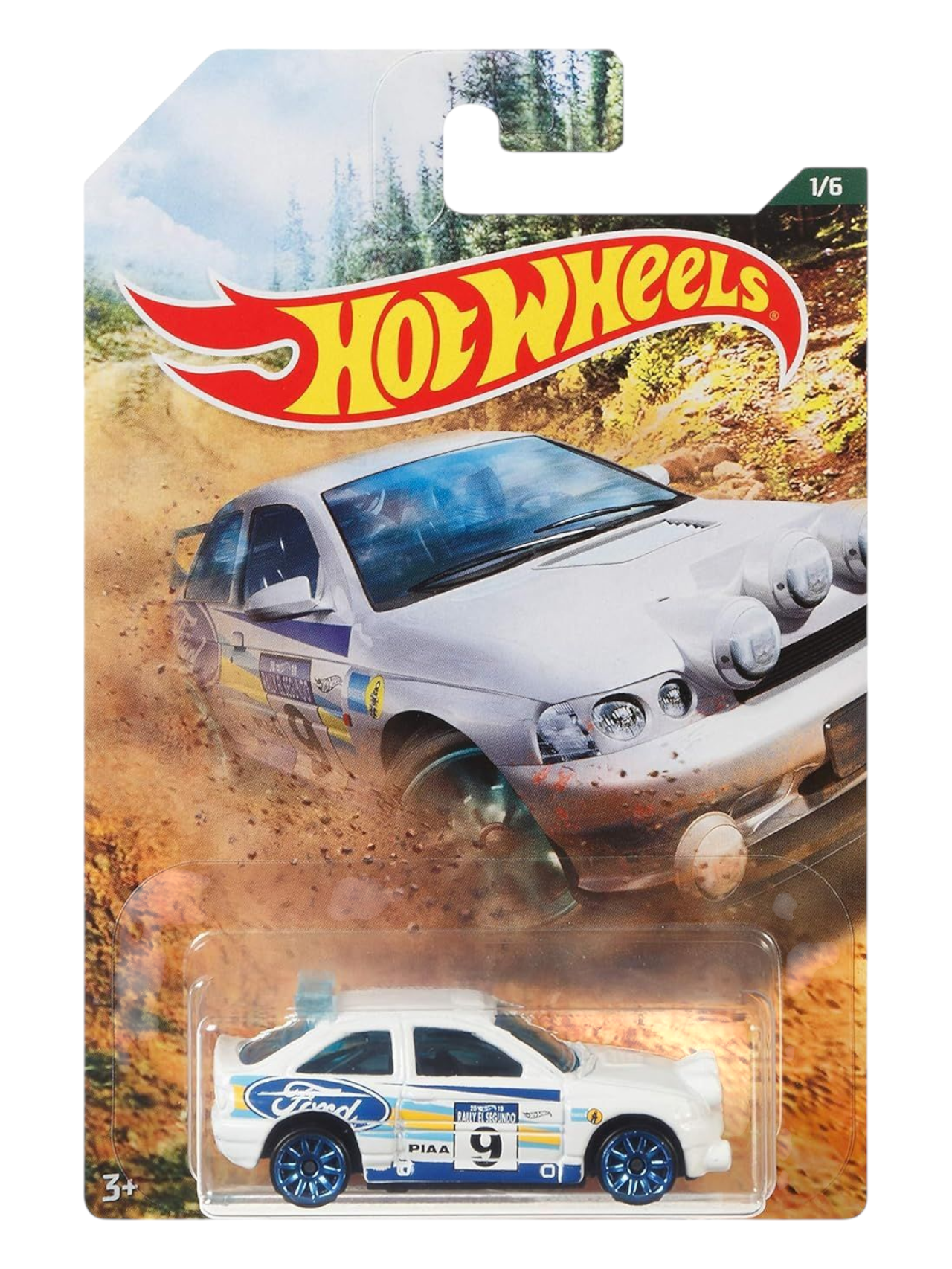 HotWheels Ford Escort Imported Mainline Card Art 1:64 Scale