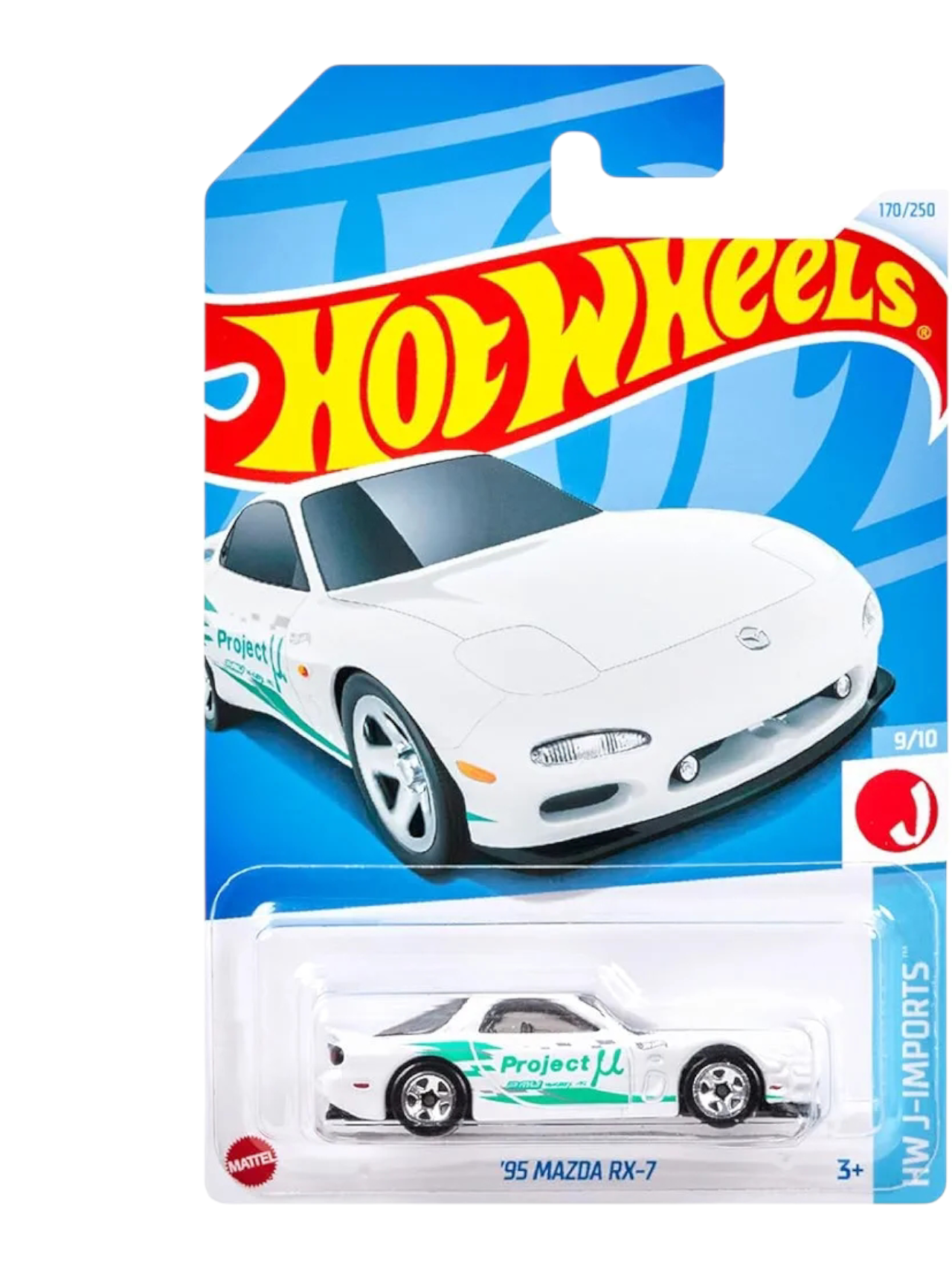 HotWheels '95 mazda rx-7 Imported Mainline 1:64 Scale HTC46-N7C5