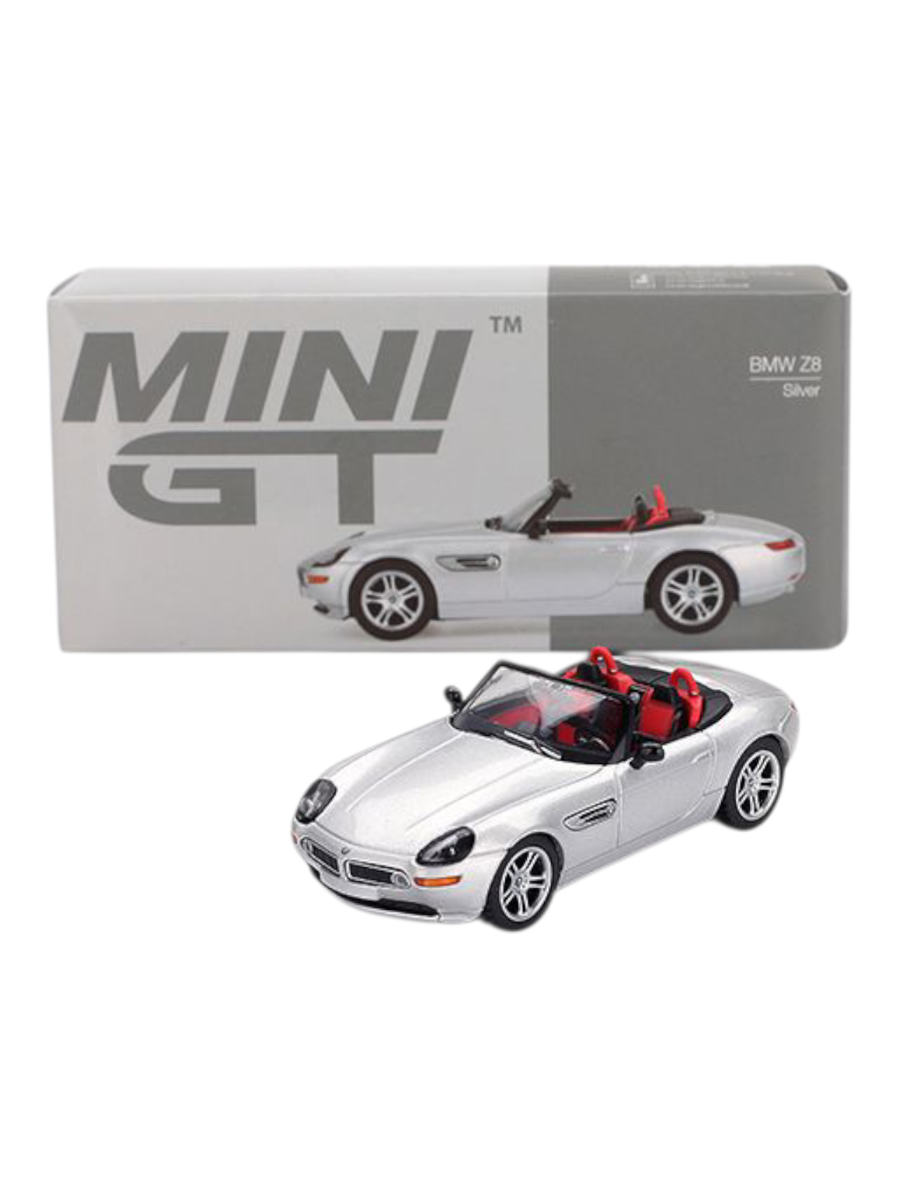 Mini GT BMW Z8 (Silver) Code-998 1:64 Scale – Toy Collectors