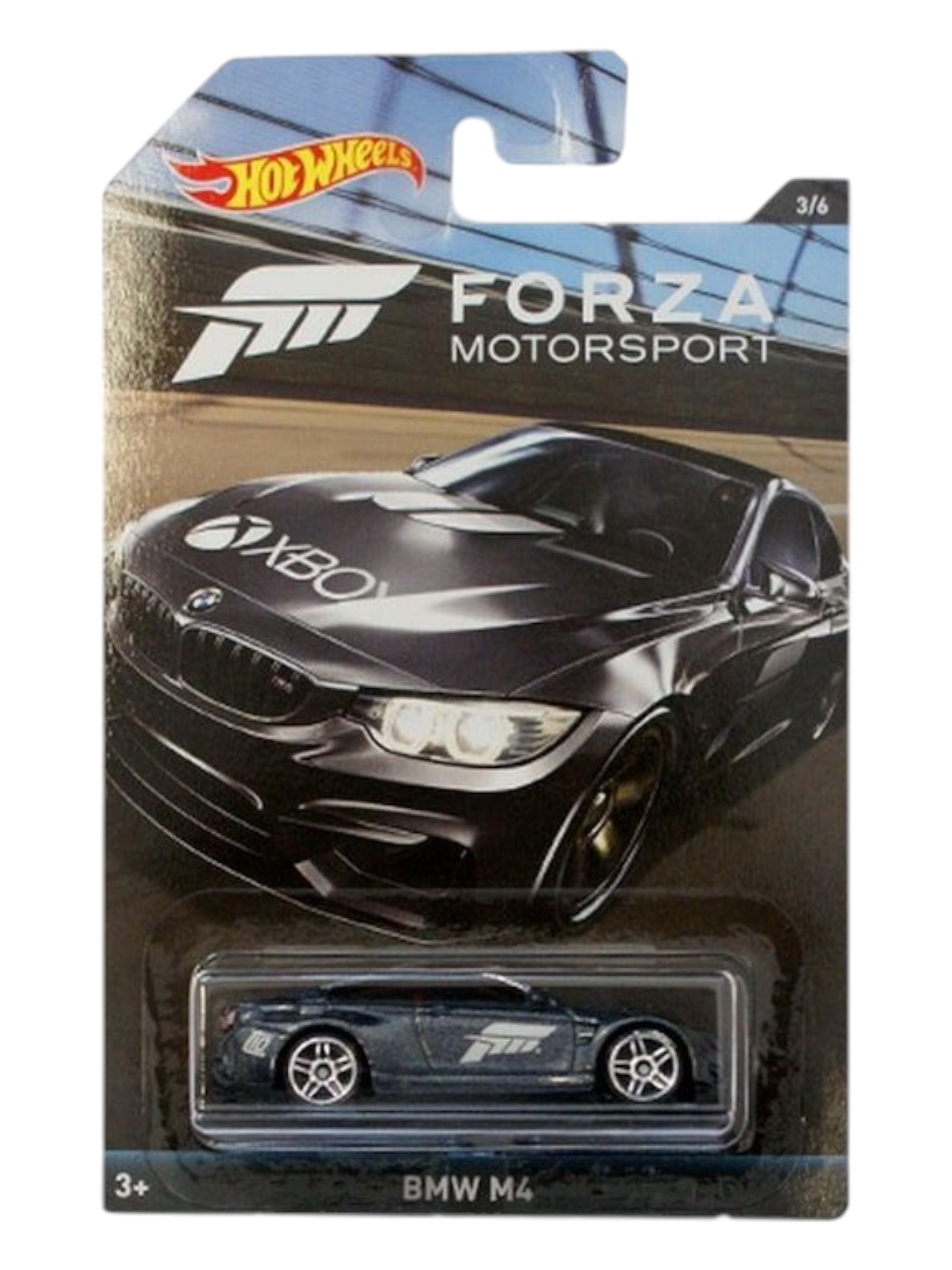 HotWheels Forza Motorsport BMW M4 Imported Mainline Card Art 1:64 Scale