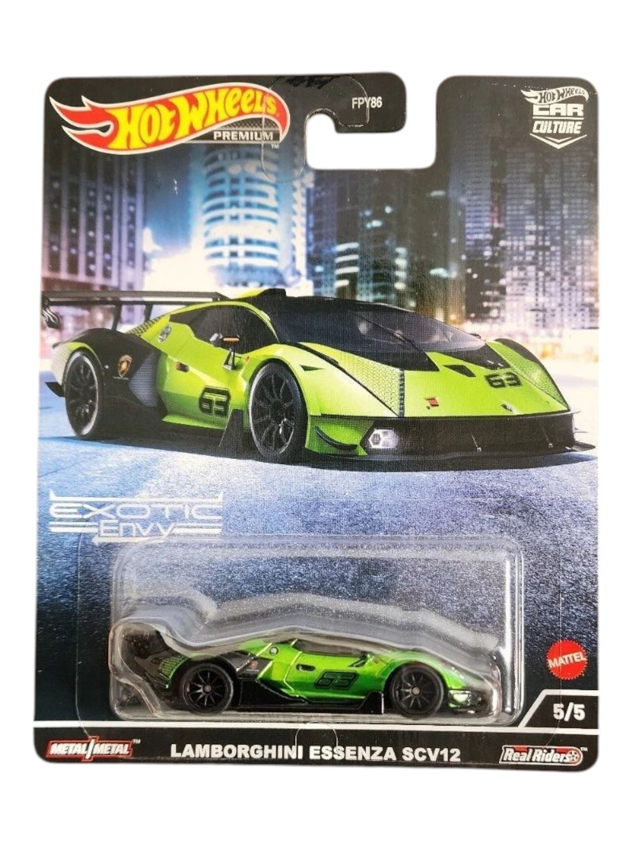 Hotwheels exotic Envy Lamborghini essenza scv12 imported premium 1:64 Scale