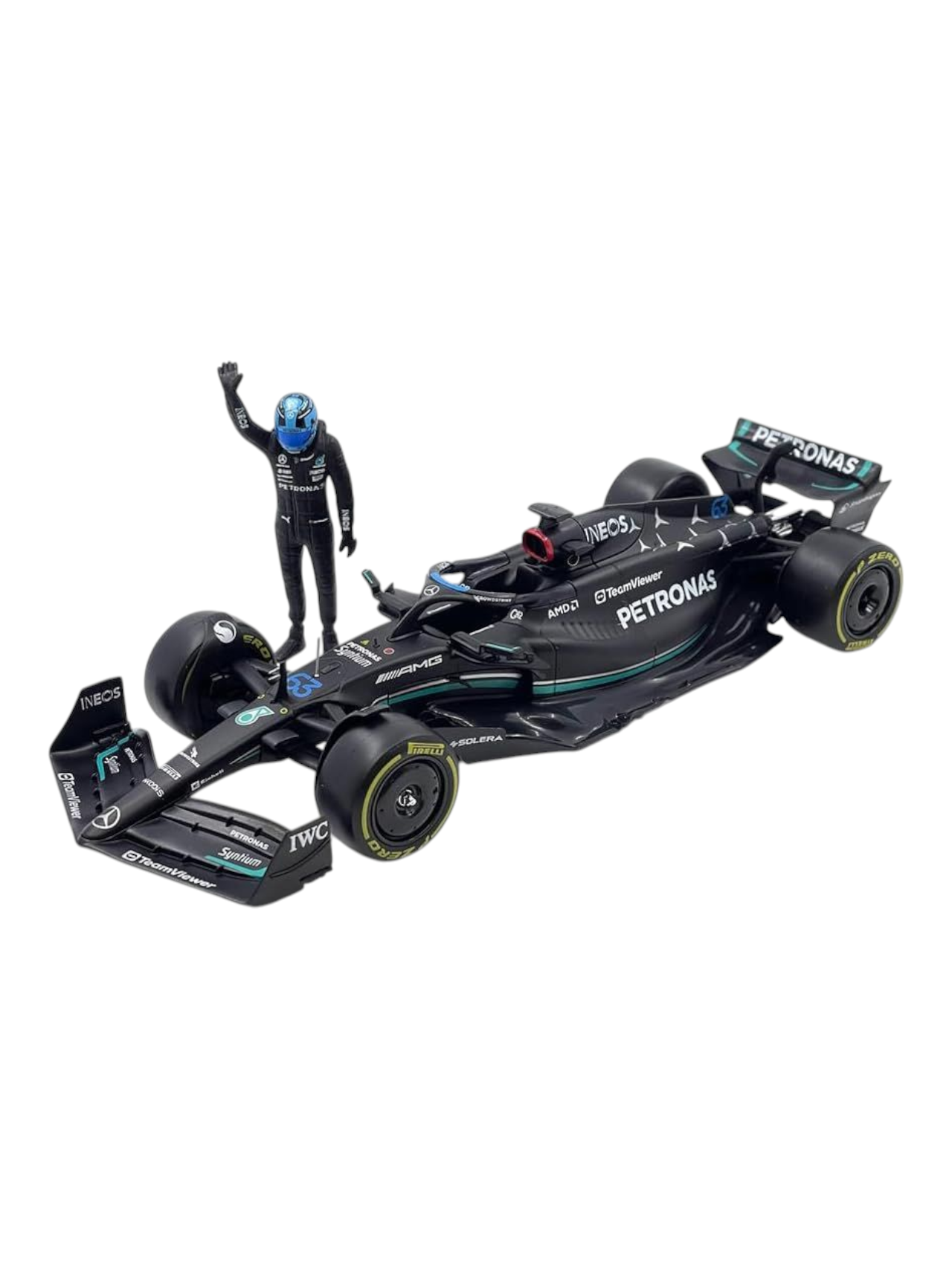 Bburago Formula 1 (F1) Mercedes-AMG F1W14 E Performance #63 George Russell 1:24 Scale Diecast
