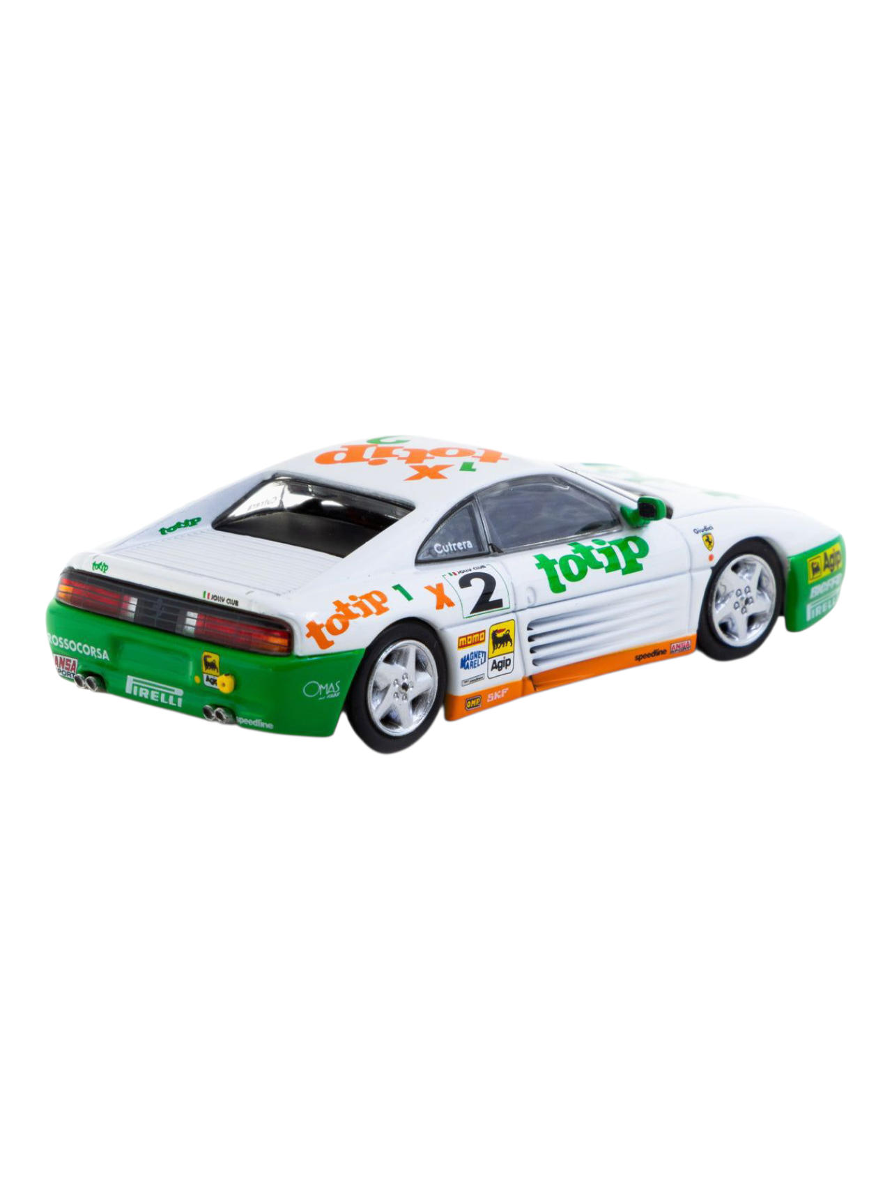 Tarmac Works Ferrari 348 Challenge 1993 1:64 Scale (With Acrylic Case)