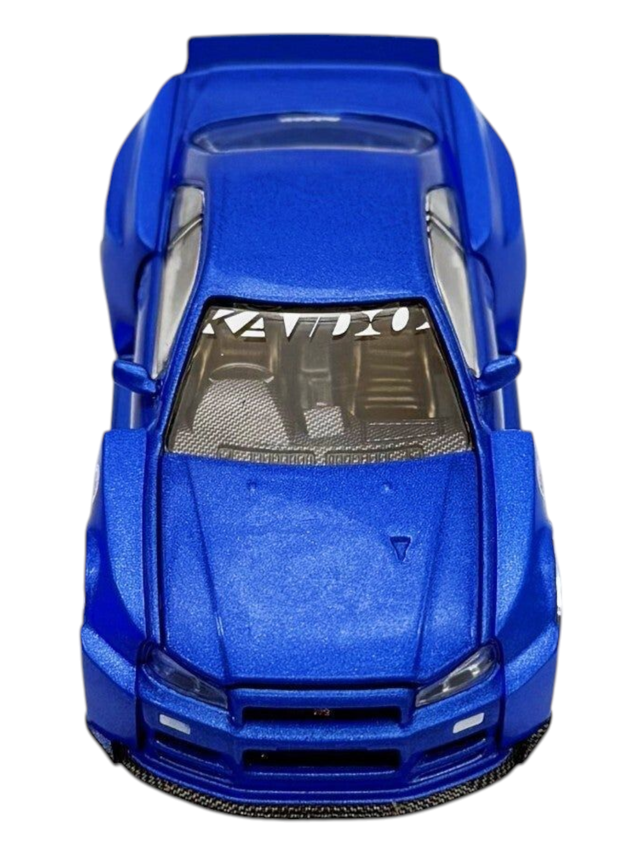 Mini GT Kaido House Nissan Skyline GT-R (R34) Kaido Works (V2 Aero) Shinjuku V2 1:64 Scale