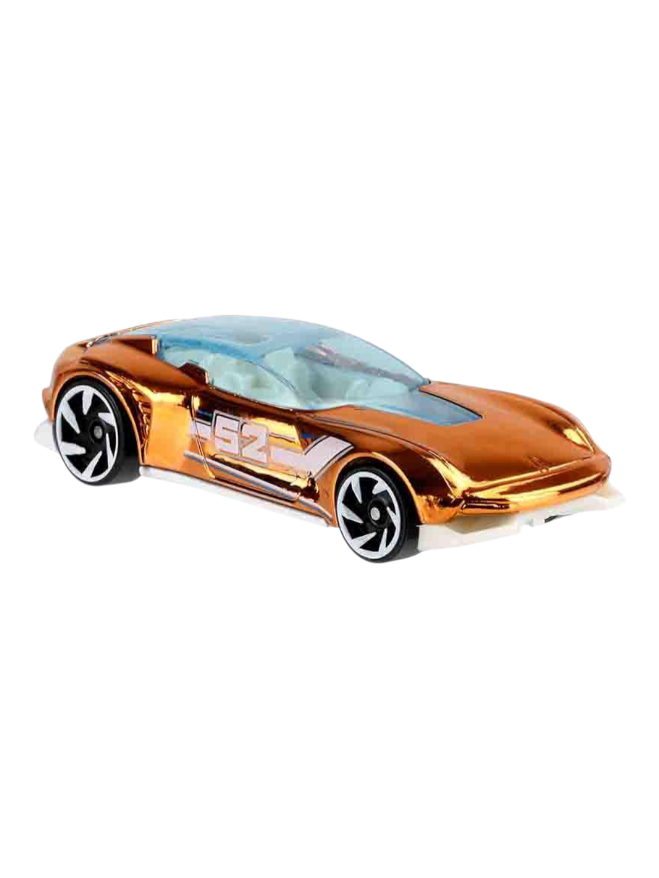 HotWheels Pearl & Chrome - Gazella Gt Car (Chase piece) Imported Mainline Card Art 1:64 Scale