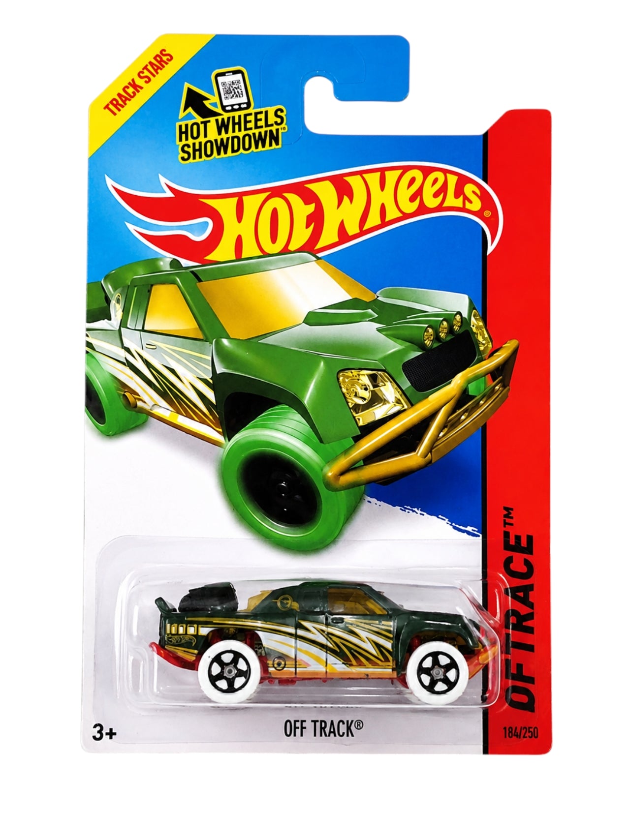 Hotwheels 'OFF TRACK' ( Treasure hunt )Imported Mainline Old Card Art 1:64 Scale