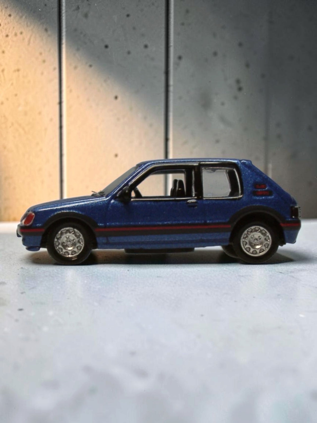 NOREV "Peugeot 205 GTI 1990 Miami Blue 471729 1:87 Scale
