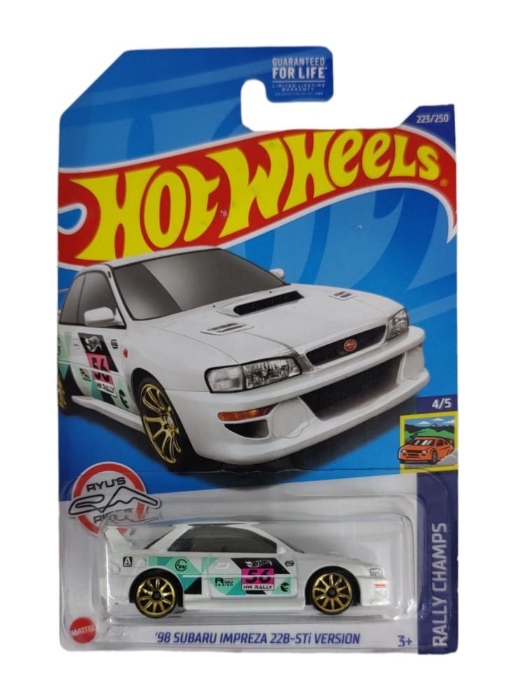 HotWheels 98 Subaru Impreza 22B-STi Version Imported Mainline 1:64 Scale