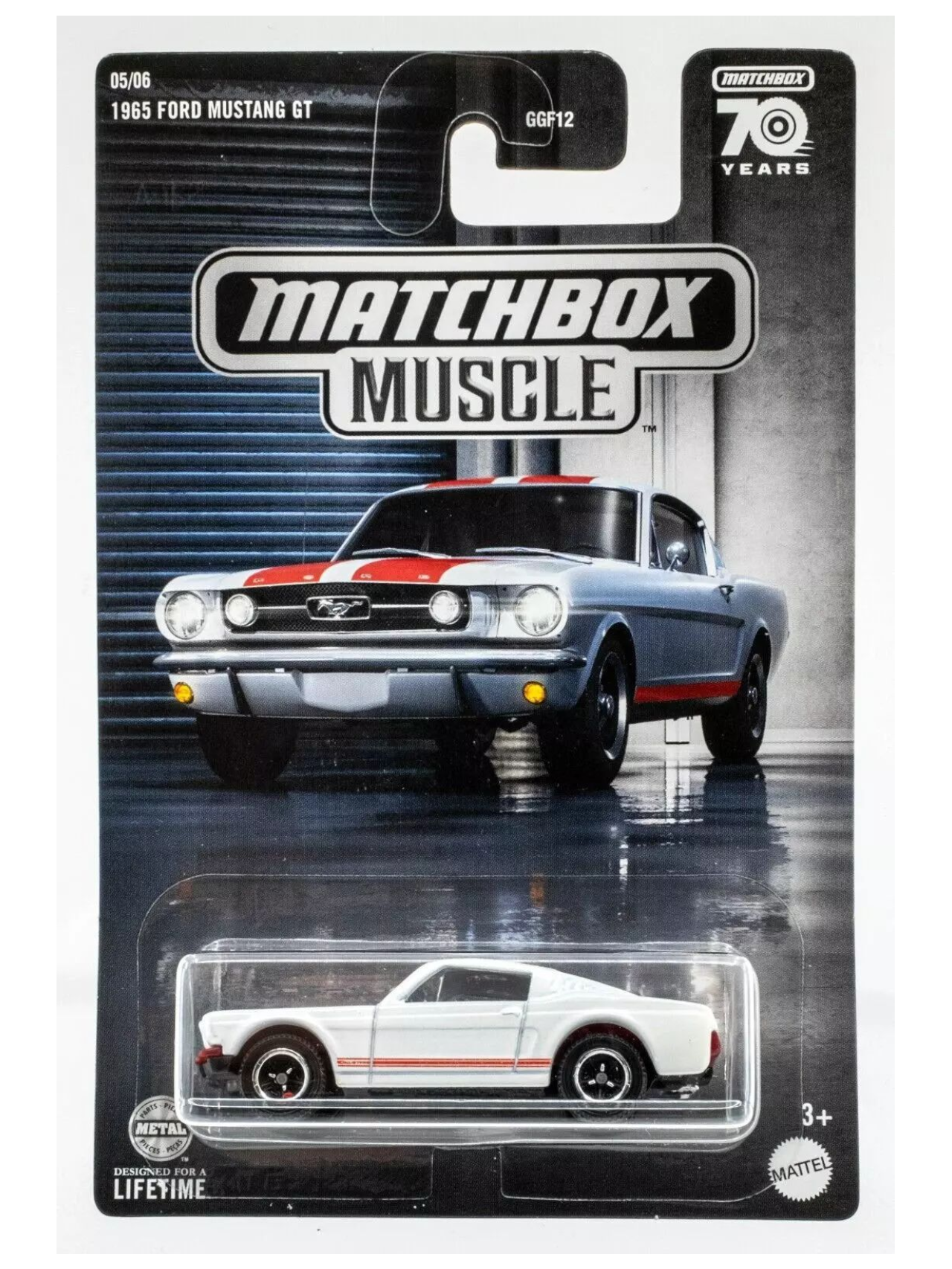 Matchbox Muscle Series 1965 Ford Mustang GT 70 Years 1:64 Scale