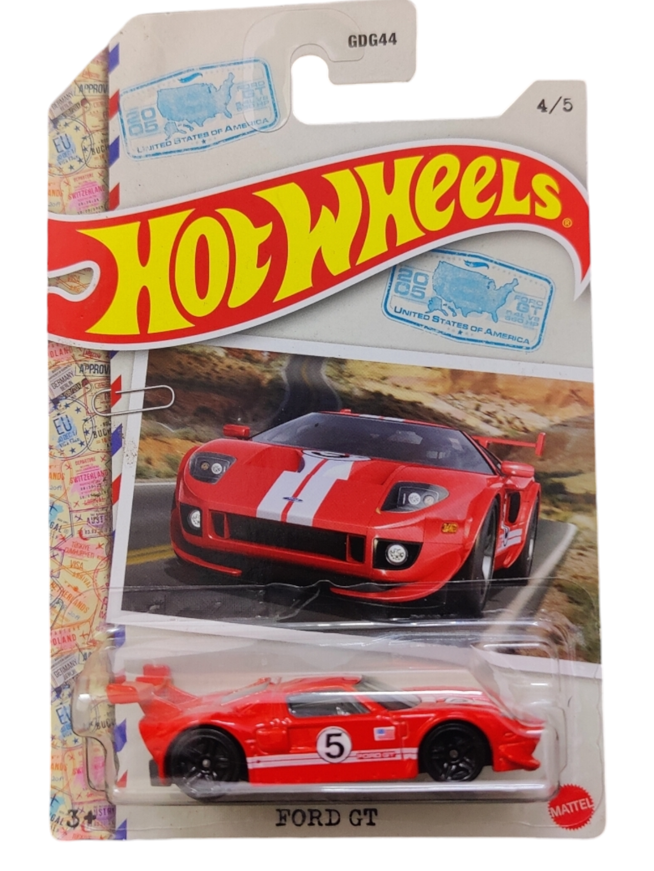 HotWheels Ford GT Imported Mainline Card Art 1:64 Scale