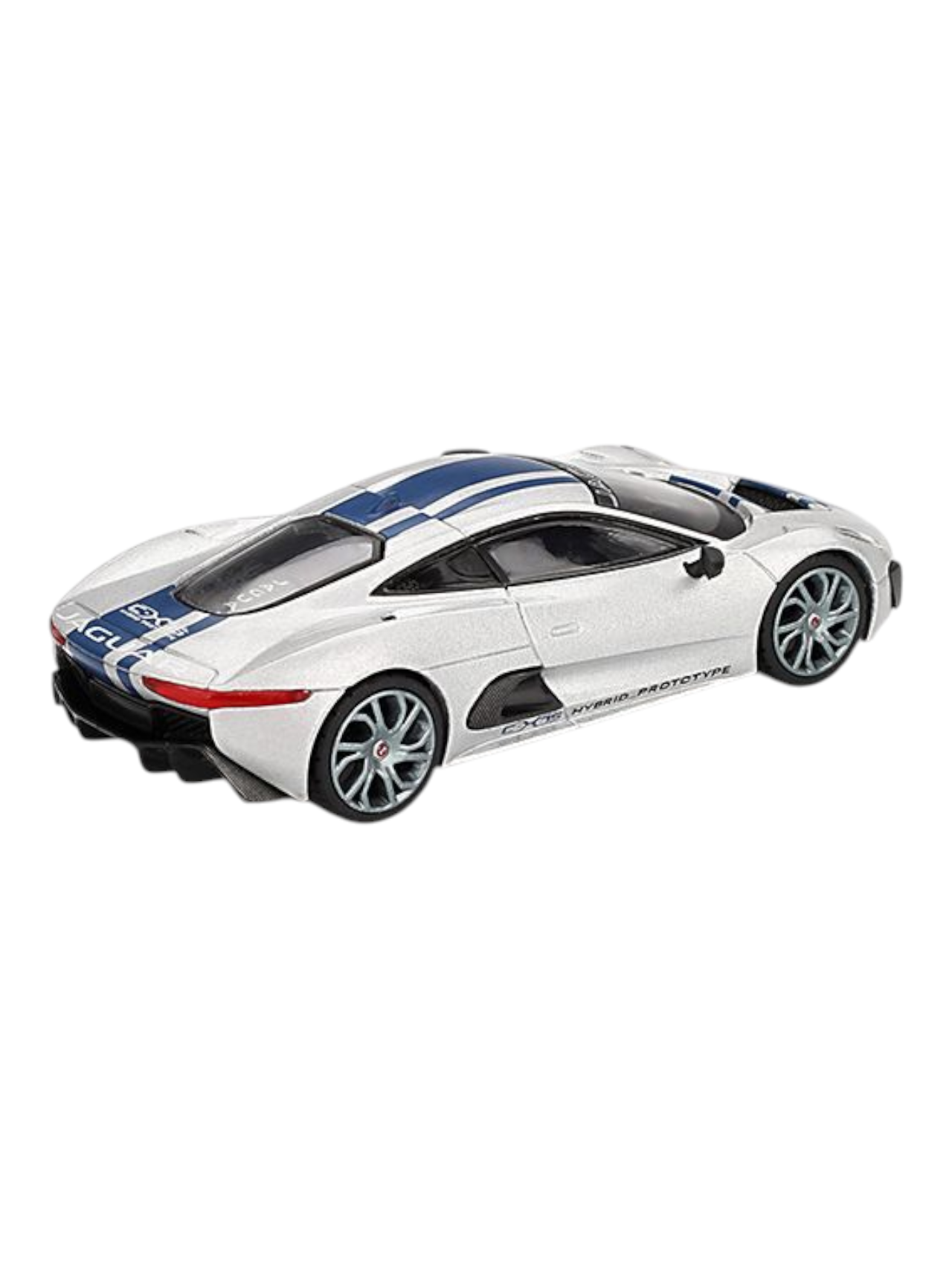 Mini GT Jaguar C-X75 (Silver) 1:64 Scale