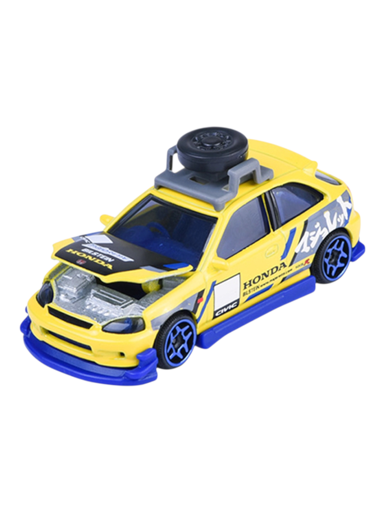 Majorette JDM legends premium honda civic type r ek9 tuning part's instead 1:64 Scale 8504101001