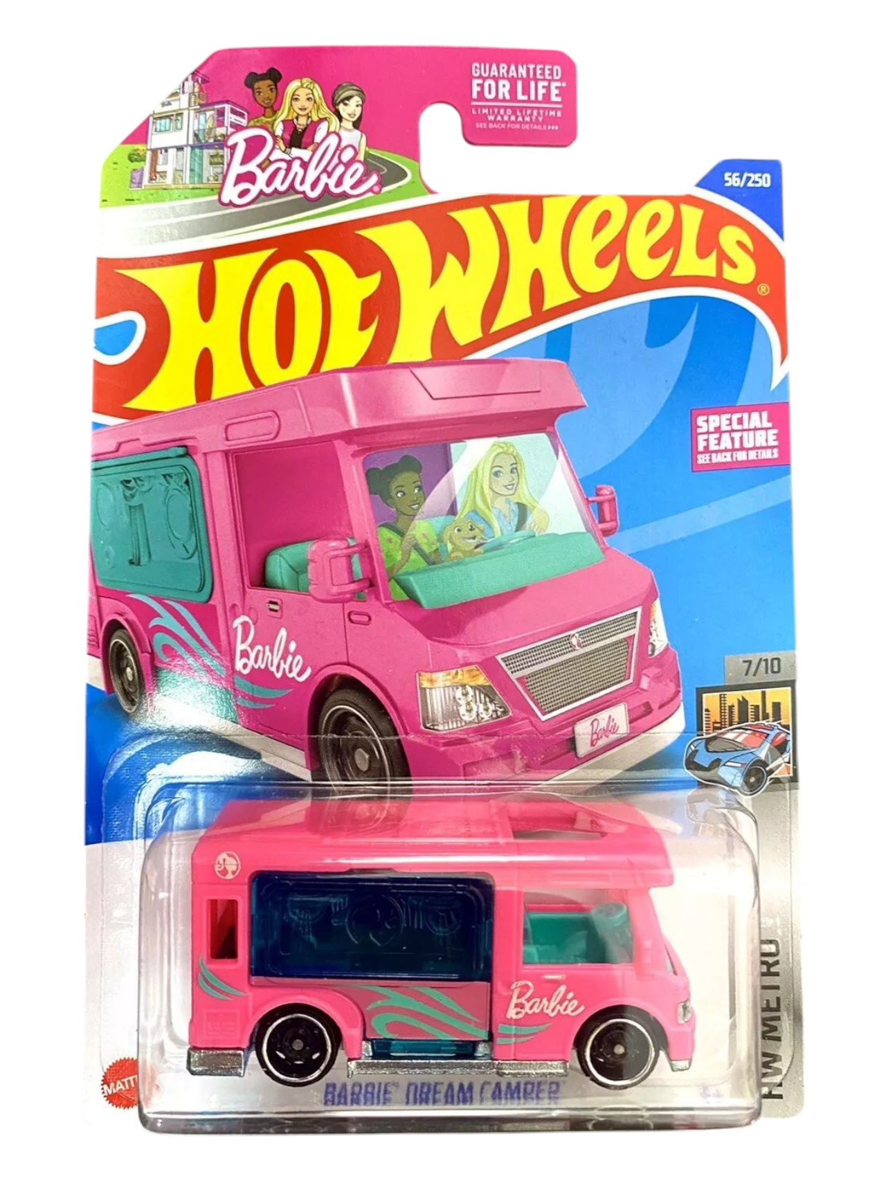 HotWheels Barbie Dream Camper HW Getaways Imported Mainline 1:64 Scale