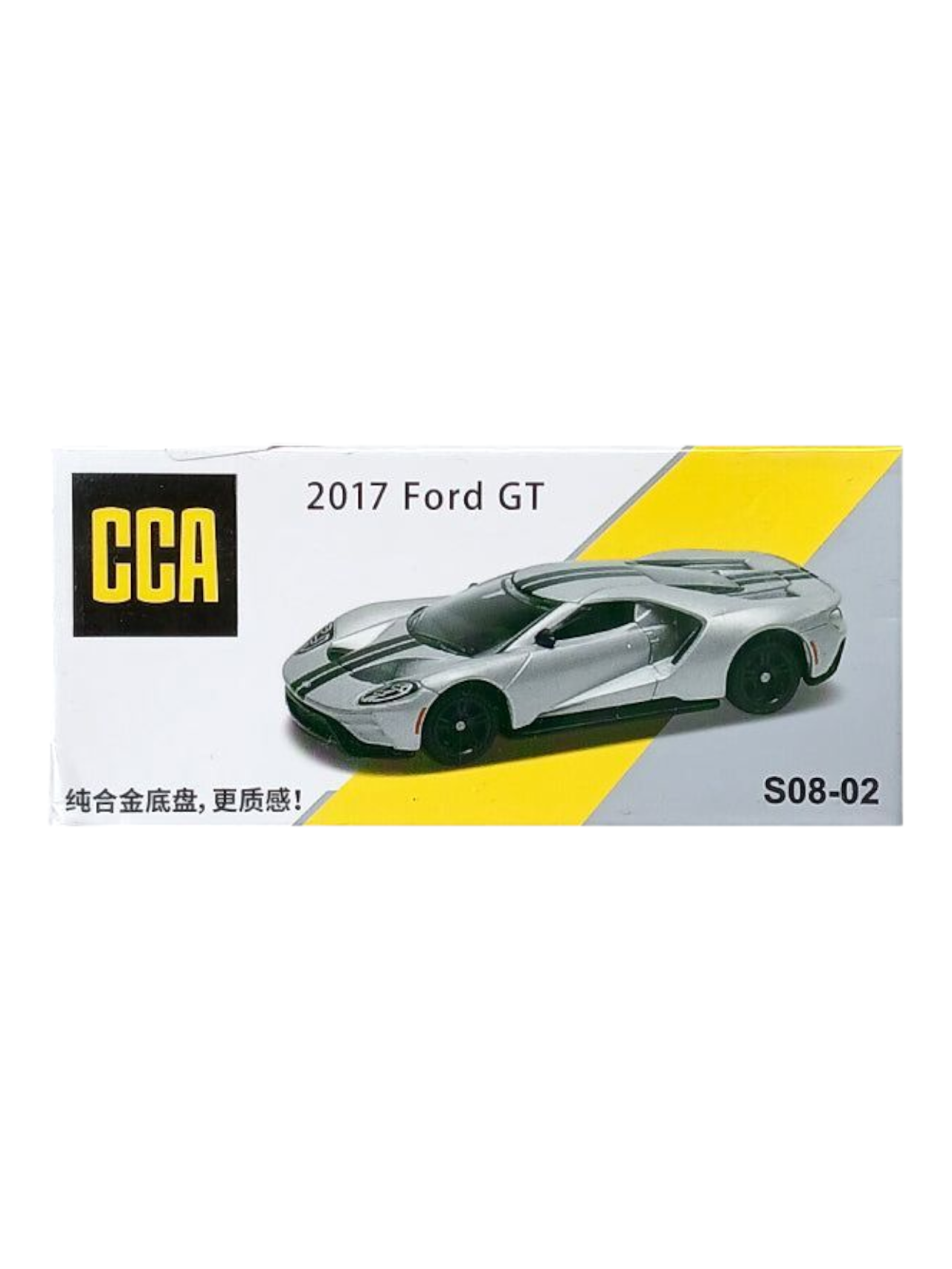 2017-2022 Ford Gt Supercar Argento Raro 1:64 Scala da Collezione 2017-2022 Ford Gt Supercar Argento Raro 1:64 Scala da Collezione