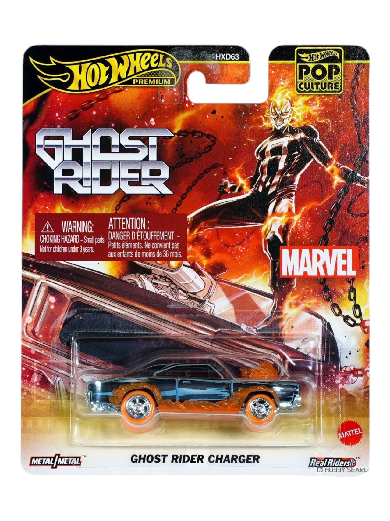 HotWheels Marvel Ghost Rider Charger Imported Premium 1:64 Scale