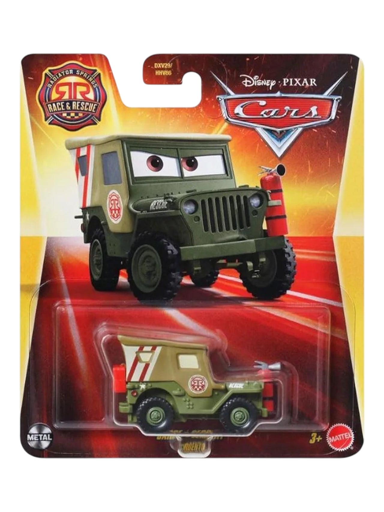 Disney Pixar Cars sarge-sargento 1:64 Scale