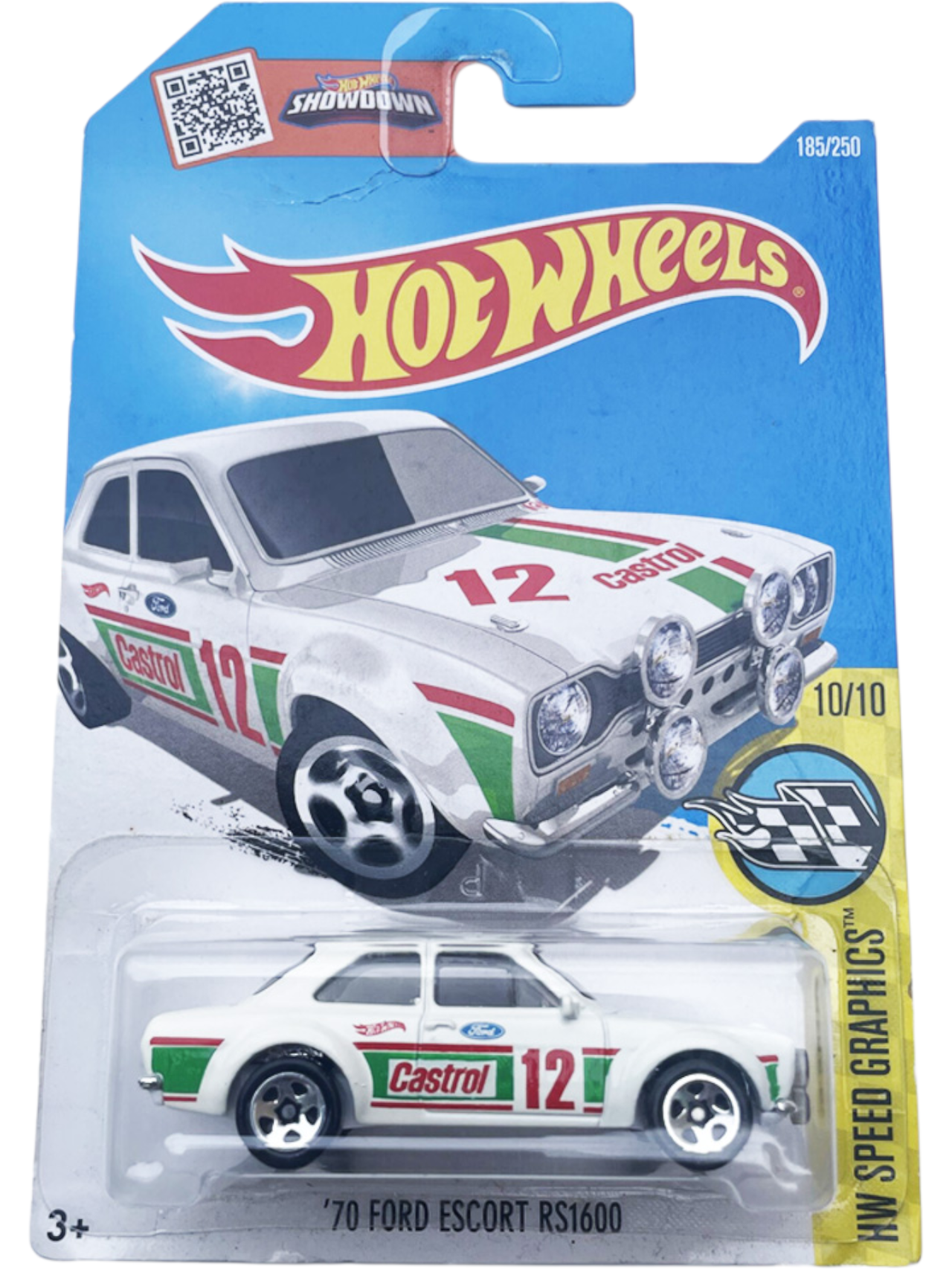 HotWheels 70 Ford Escort Rs1600 Imported Mainline 1:64 Scale DHX59-D7B3