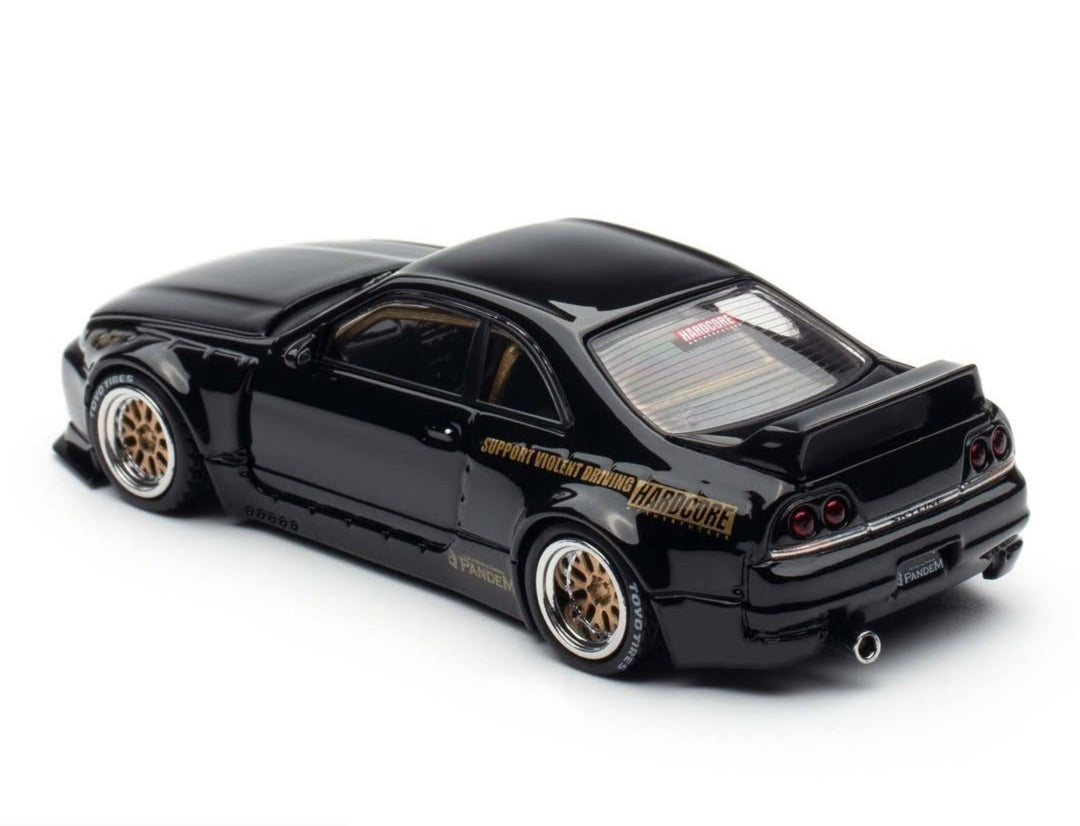 INNO64 GT-R (BCNR33) Pandem/Rocket Bunny 1:64 Scale Metal Diecast IN64-R33P-BLA