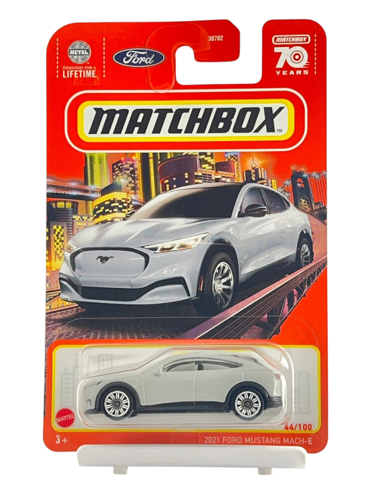 Matchbox Pre-Owned 70 Years Anniversary 2021 Ford Mustang Mach-E Mainline 1:64 Scale