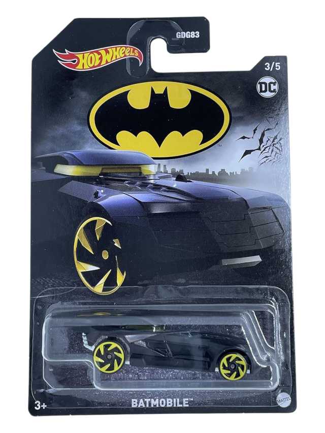 HotWheels DC Batman Batmobile Imported Card Art Mainline 1:64 Scale