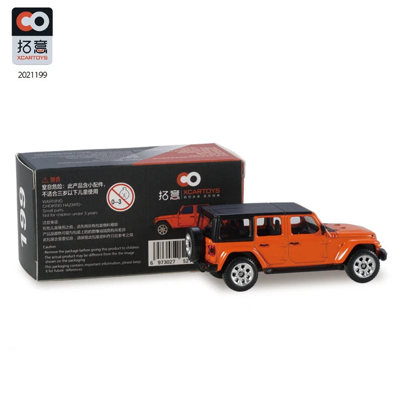 XCarToys Die Cast 1:64 (P00087) – Jeep Wrangler No 199 Imported 1:64 Scale