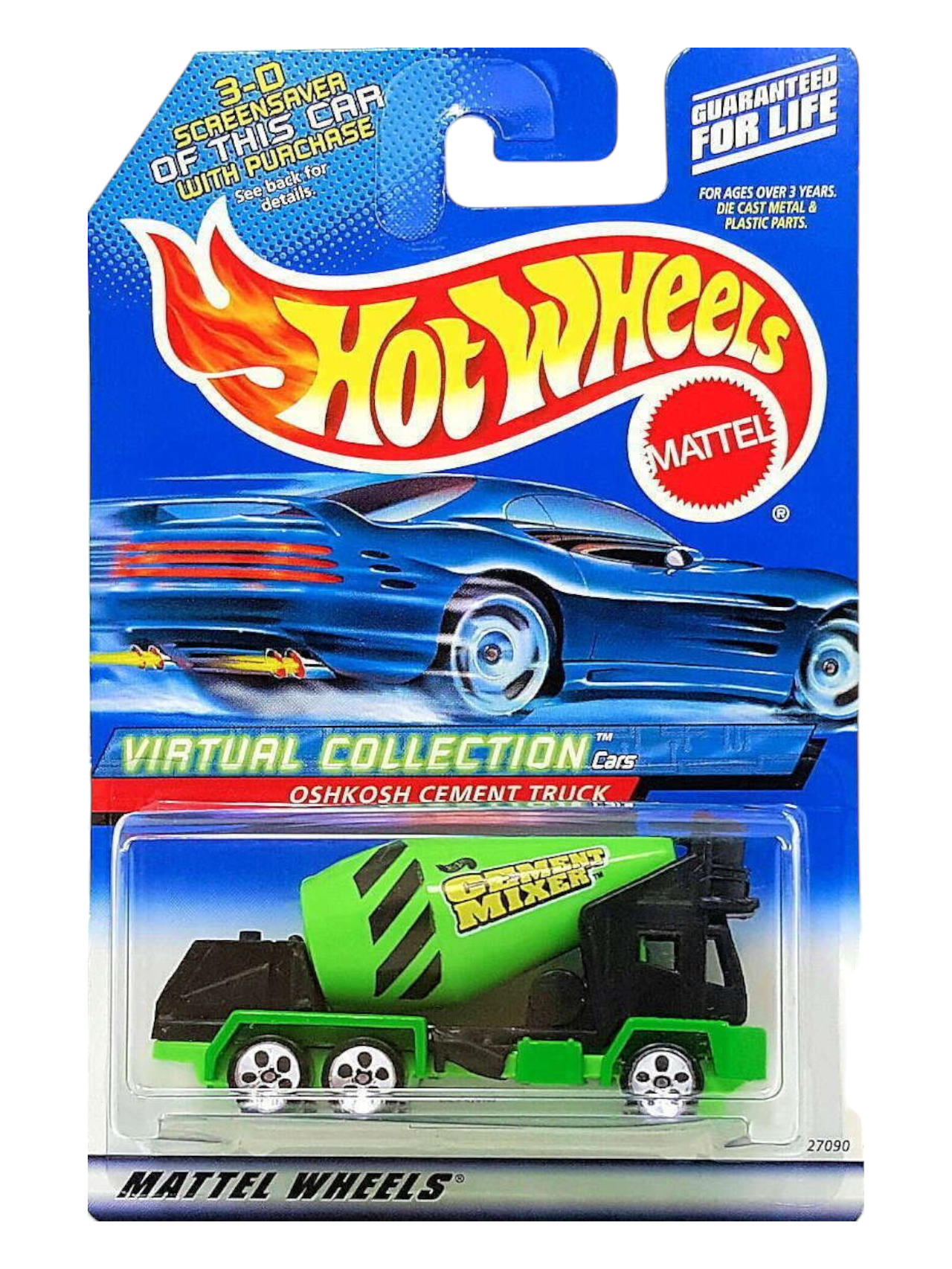 HotWheels Virtual Collection Oshkosh Cement Truck Imported Mainline 1:64 Scale