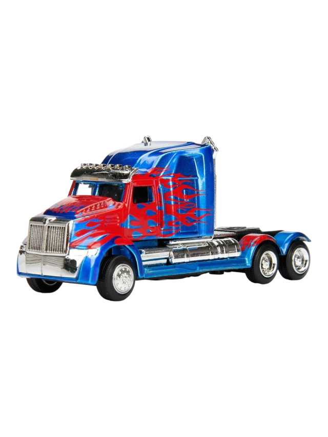 Metals Diecast Transformers Western Star 5700 XE Optimus Prime 1:64 Scale
