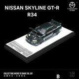 Time Micro Nissan Skyline GT-R R34 1:64 Scale (With Acrylic Case)
