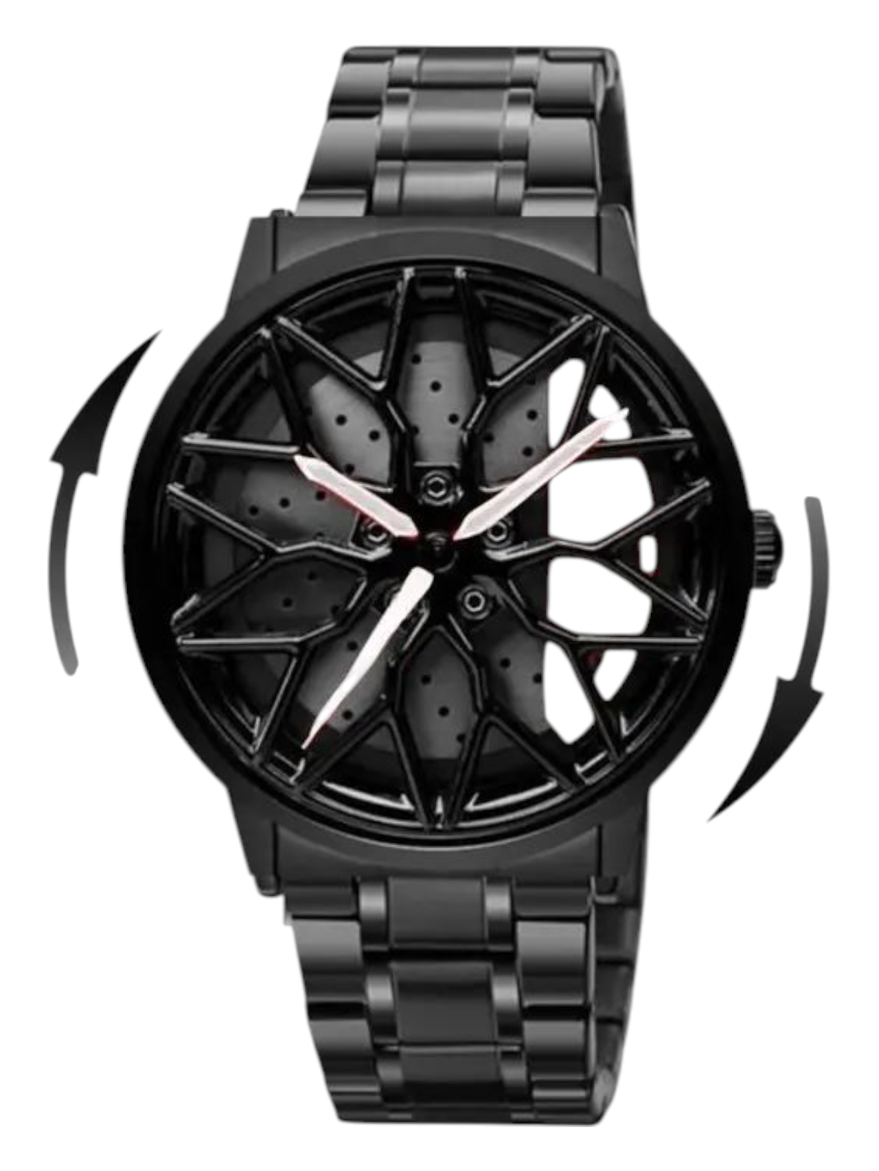 Tencel Wheel Type Gyro Wrist Watch