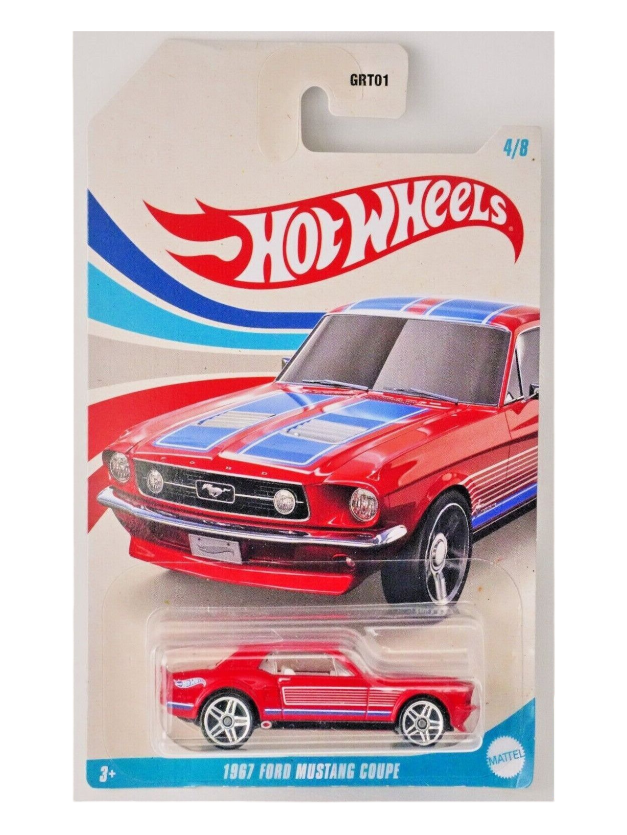 HotWheels 1967 Mustang Coupe Imported Mainline Card Art 1:64 Scale