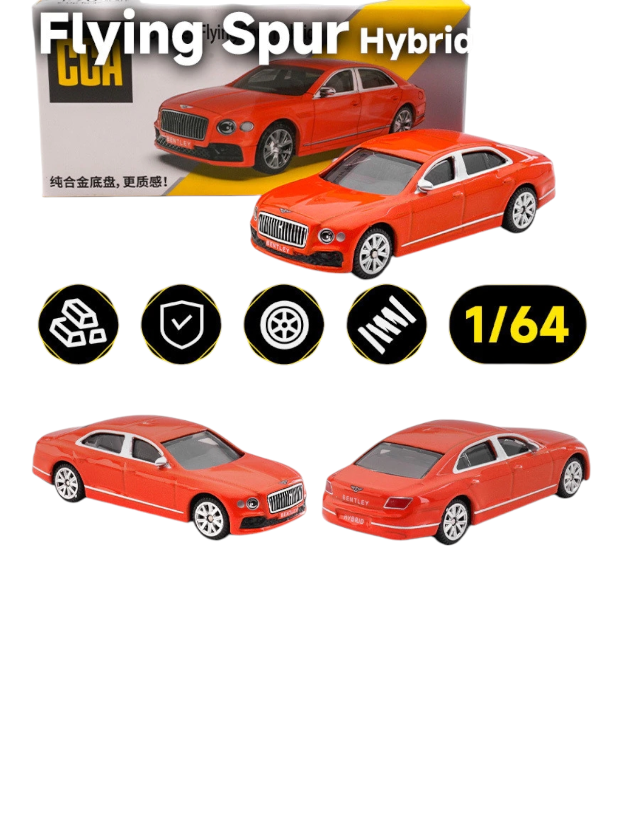 CCA bentley flying spur hybrid 1:70 scale