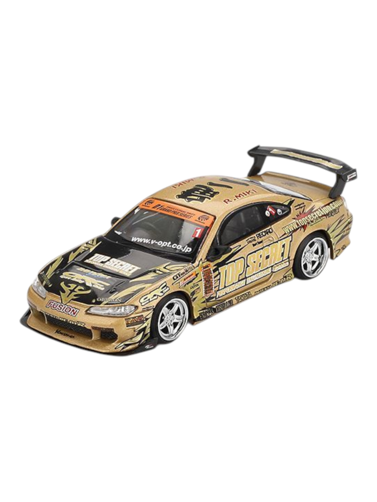 Mini GT Nissan Silvia S15 (Top Secret D1GP) 1:64 Scale