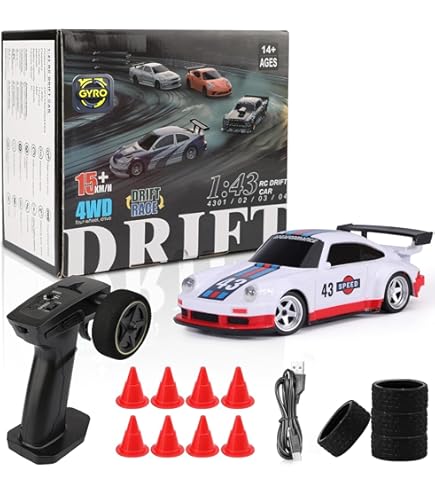 Mini Remote Control (RC) Drift Car 1:43 Scale