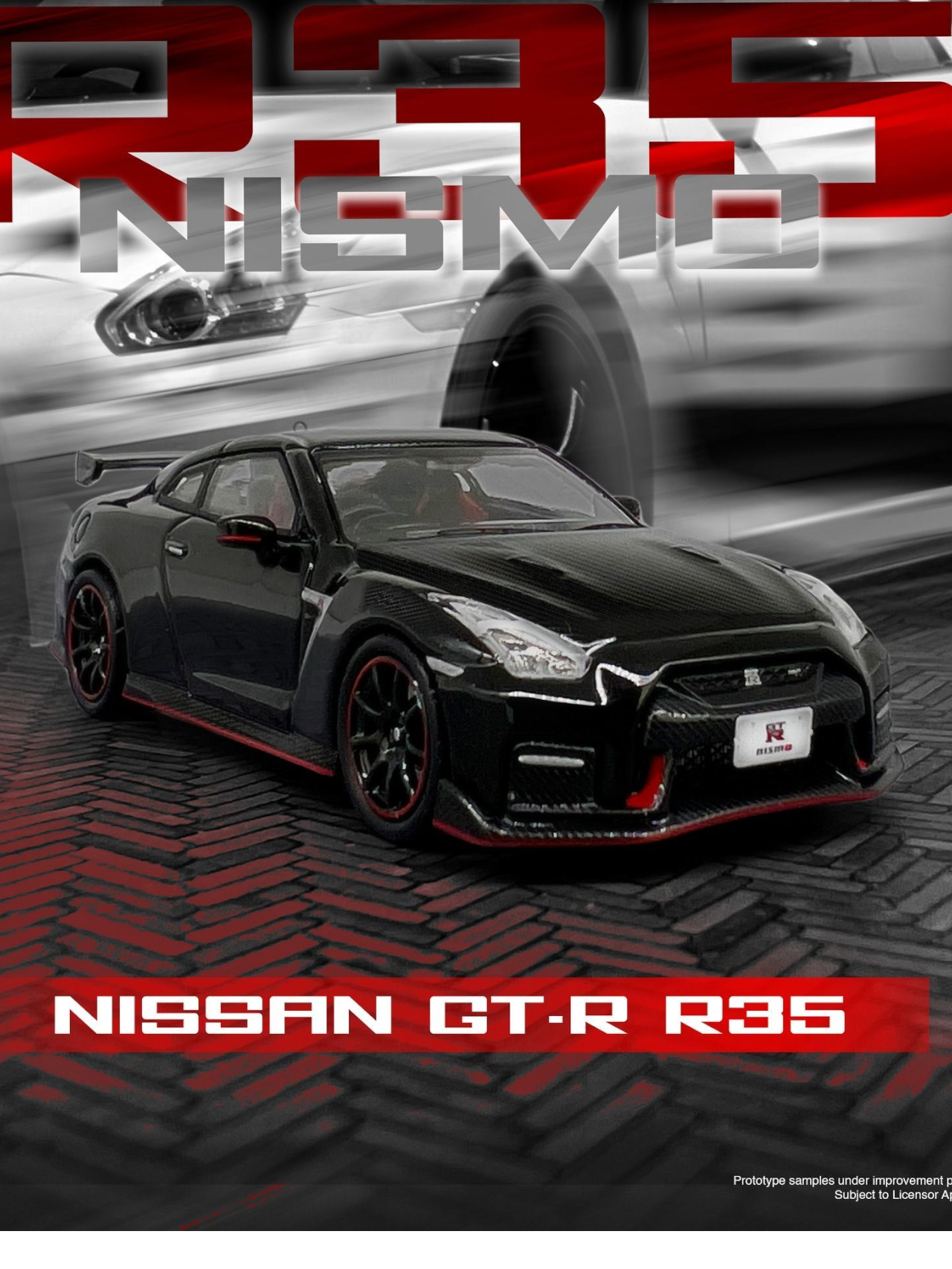 Inno64 Nissan GT-R (R35) Nismo Diecast 1:64 Scale (With Acrylic Case)