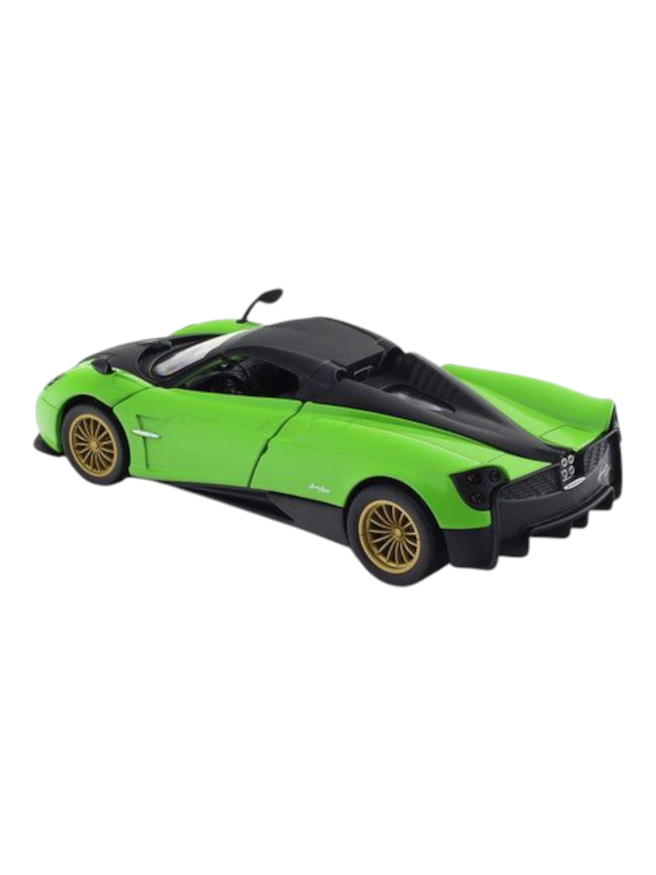 MSZ Pagani Huayra Green 1:32 licensed pullback diecast Scale Model car