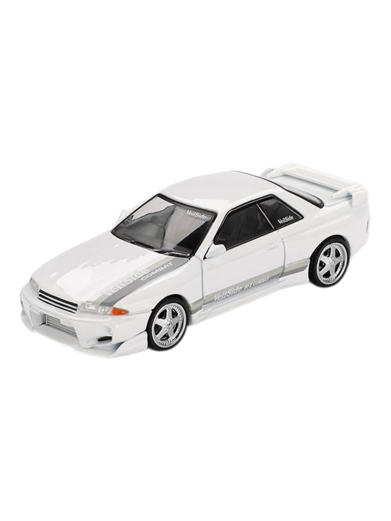 Mini GT Nissan Skyline GT-R (R32) Veilside Combat C-I (White) Code