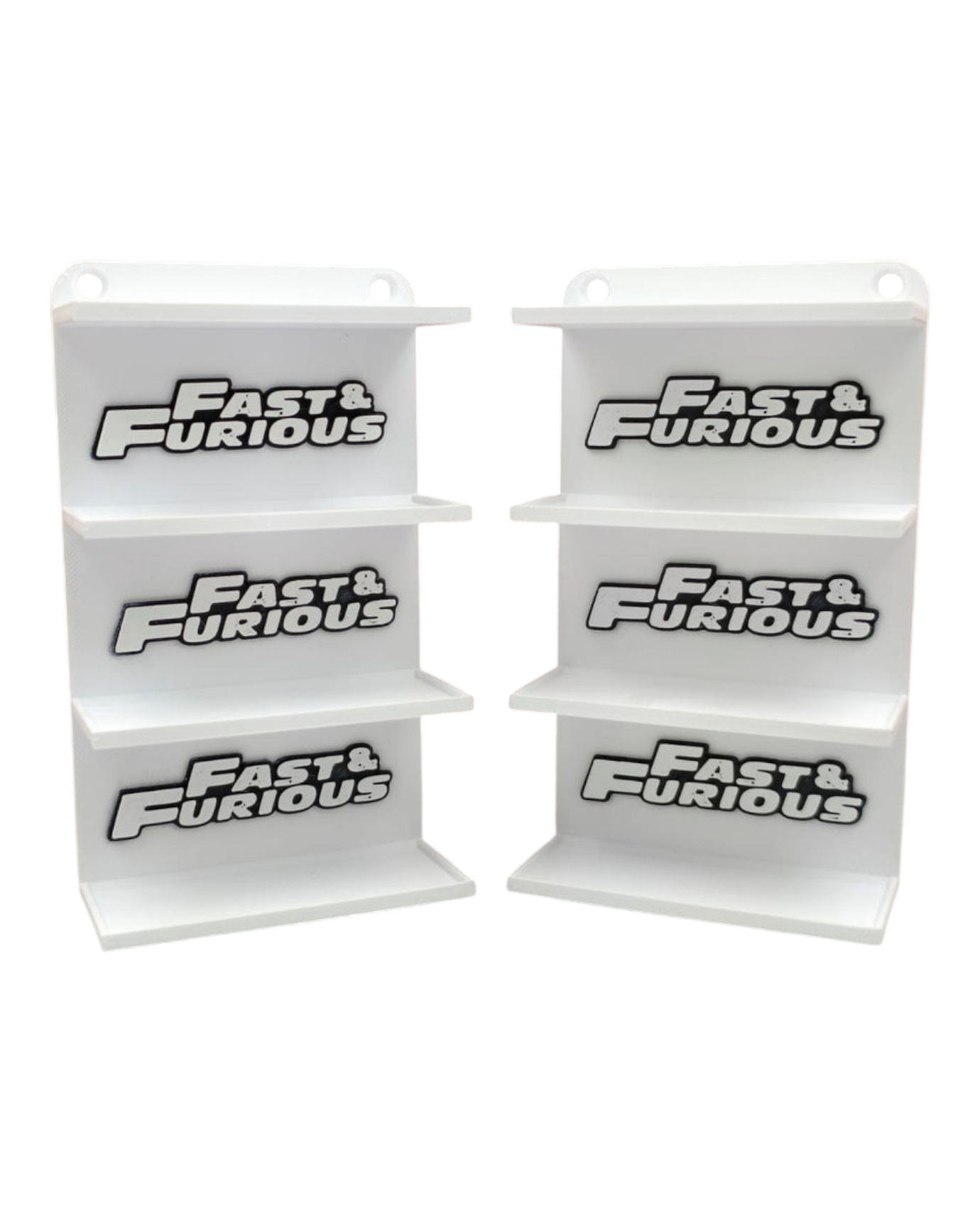 Hotwheels 4 rack with fast and Furious logo remix car storage case