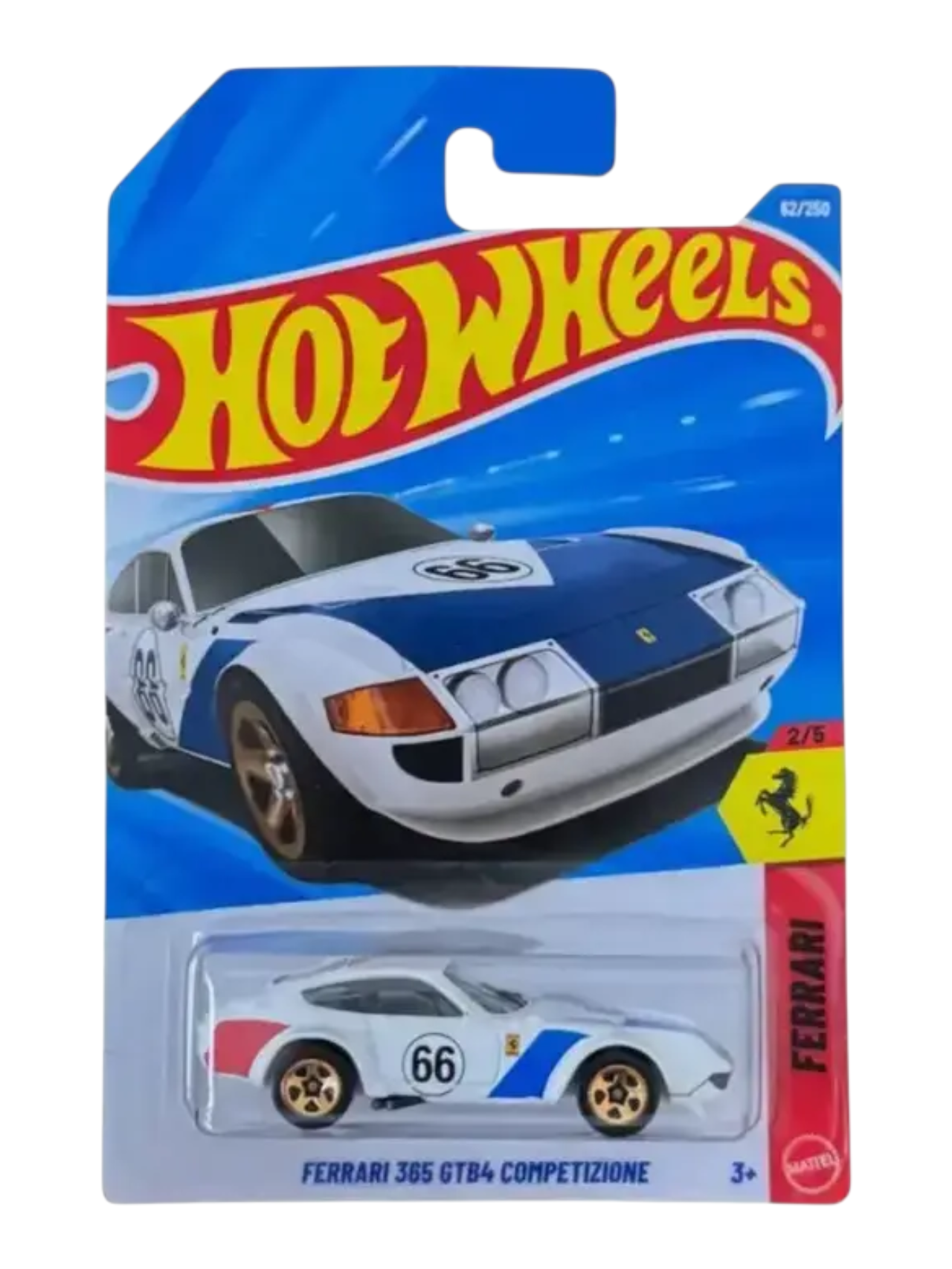 HotWheels Ferrari 365 GTB4 Competizione Imported Mainline 1:64 Scale