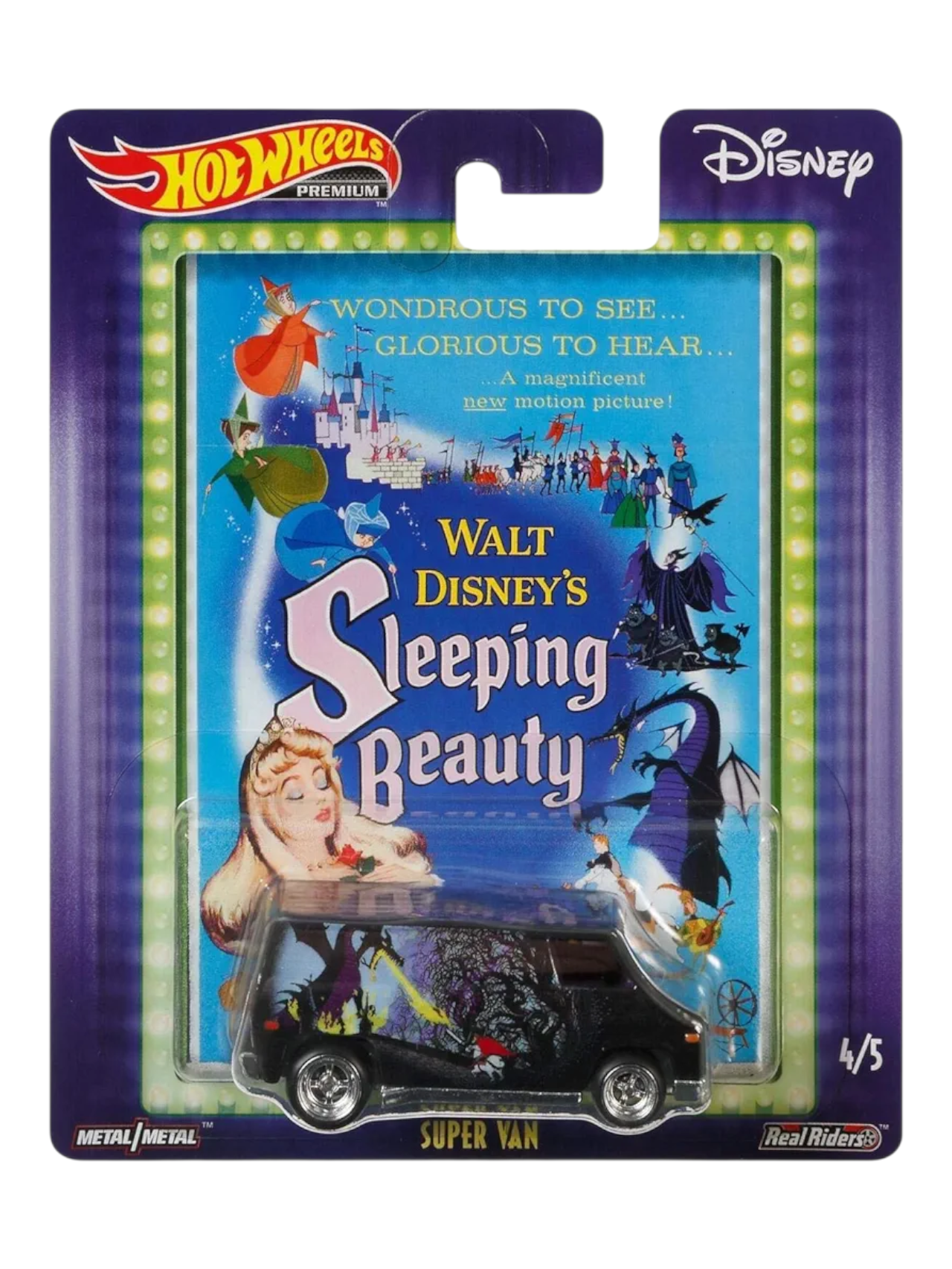 Hotwheels Super Van Disney Sleeping Beauty Premium Imported 1:64 Scale