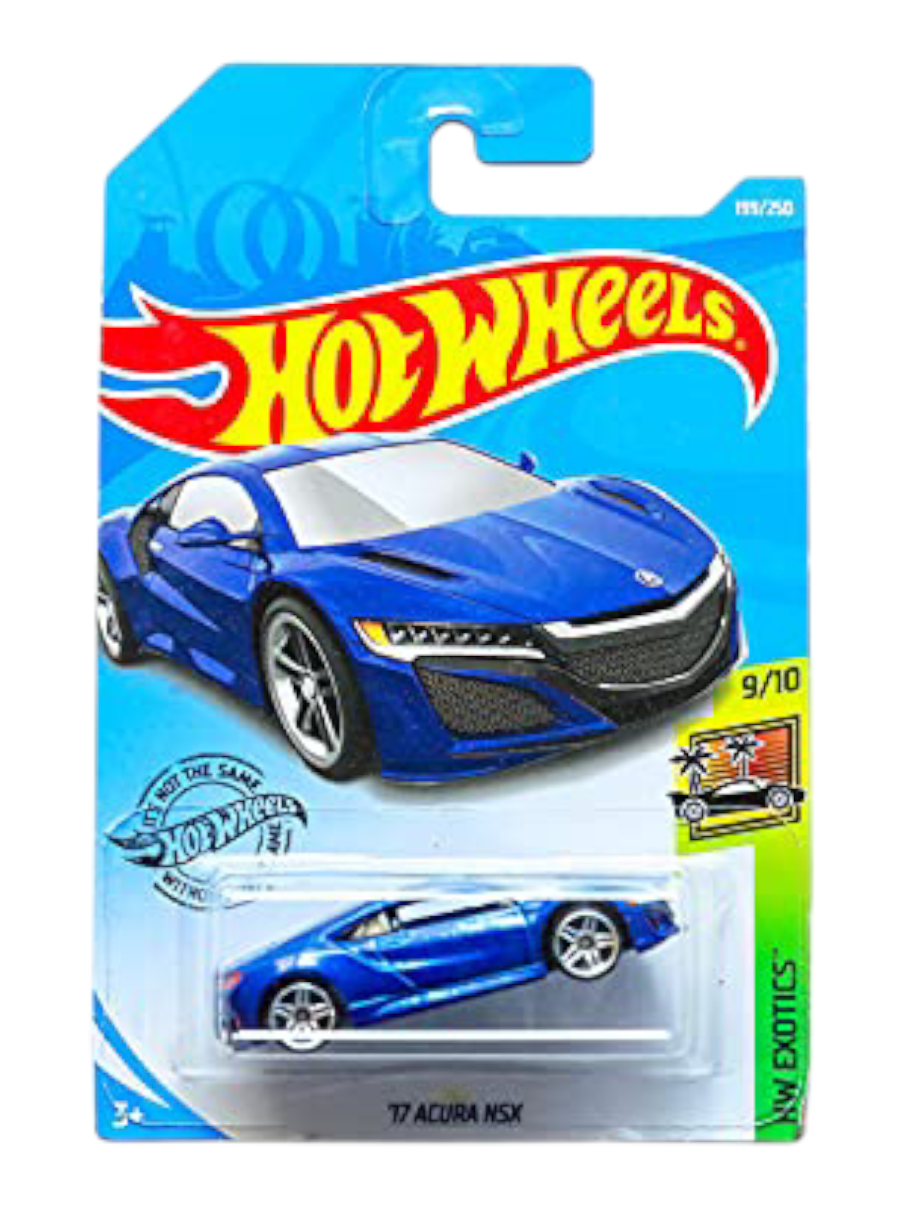 Hotwheels 17 Acura NSX Imported Mainline 1:64 Scale FYC34-D7C3