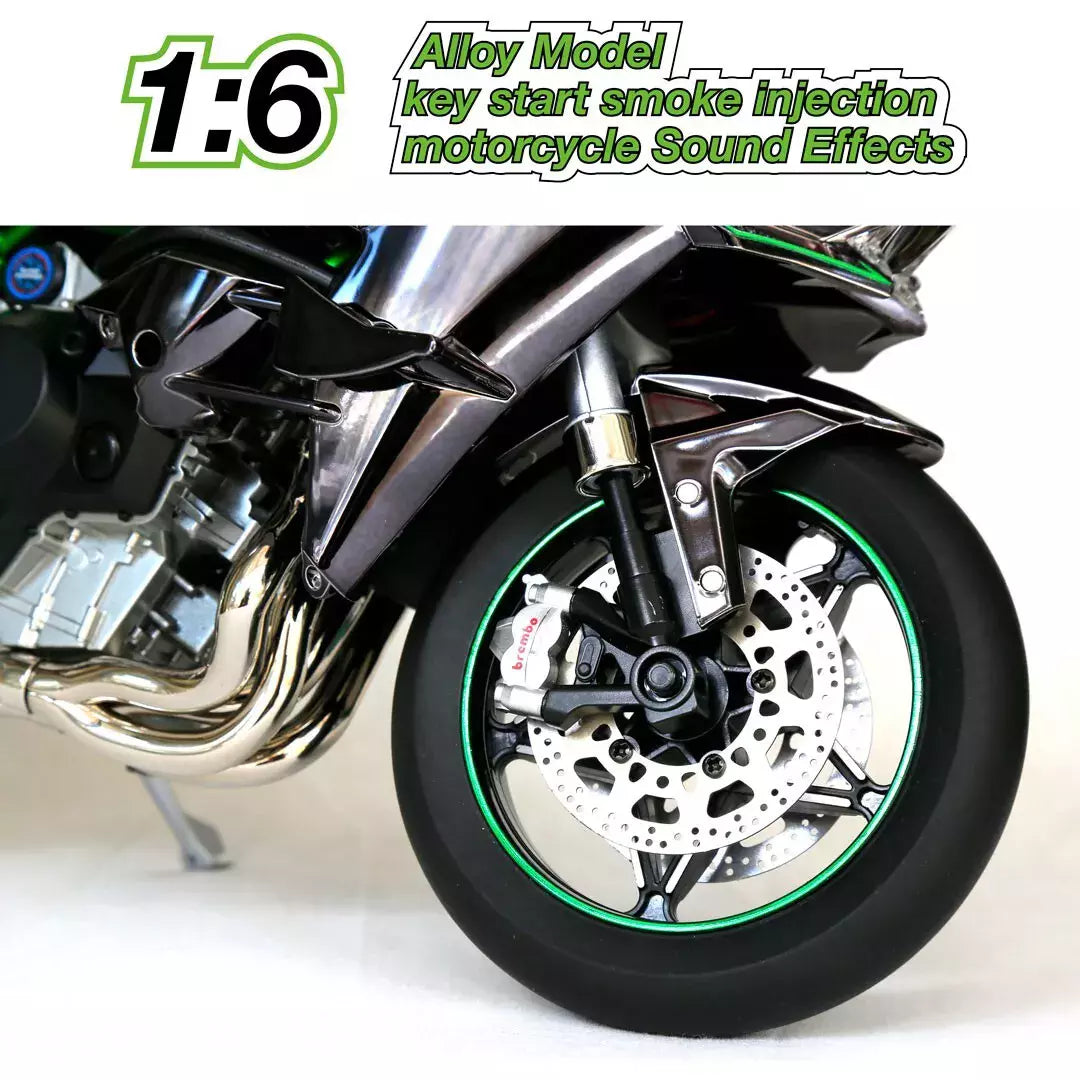 Kawasaki H2R Alloy Model 1:6 Scale (Matte Black)