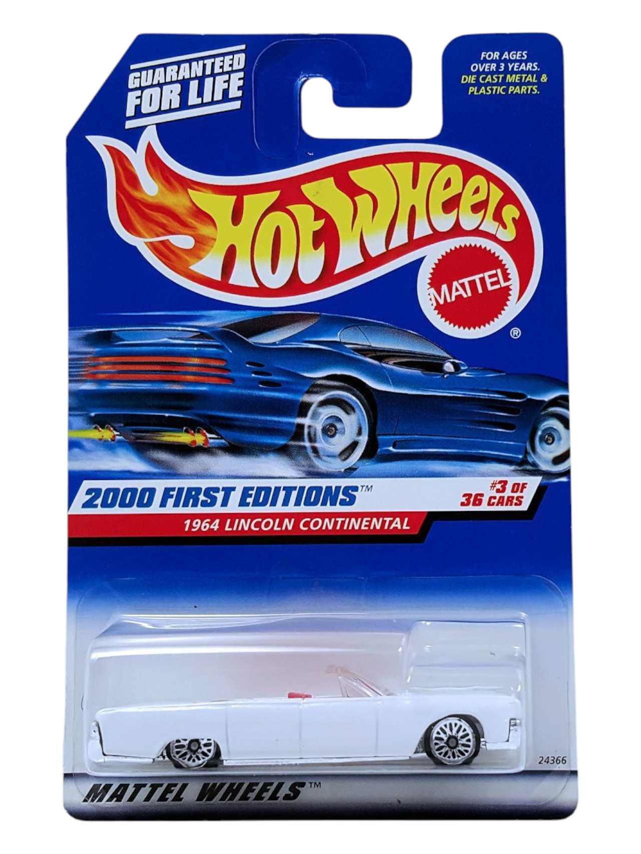 HotWheels 2000 First Editions 1964 Lincoln Continental Imported Mainline 1:64 Scale
