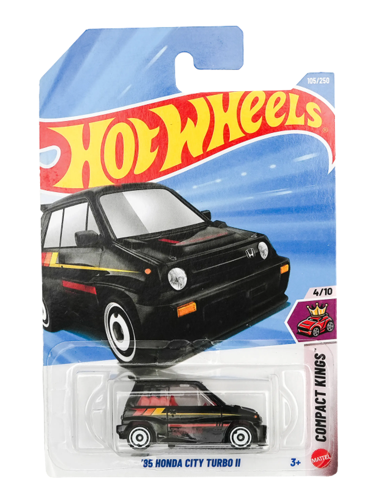 HotWheels 85 Honda City Turbo ll Imported Mainline 1:64 Scale