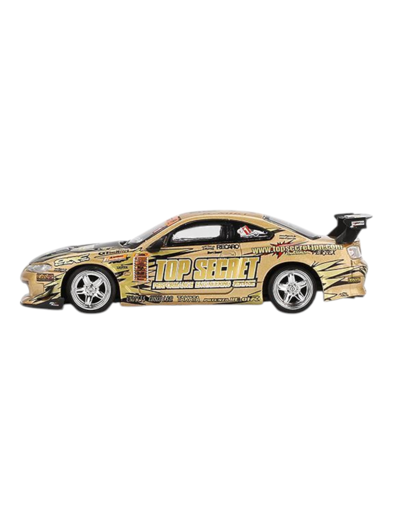 Mini GT Nissan Silvia S15 (Top Secret D1GP) 1:64 Scale