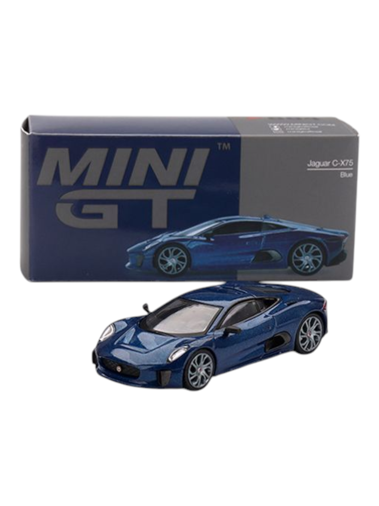 Mini GT Jaguar C-X75 (Blue) 1:64 Scale