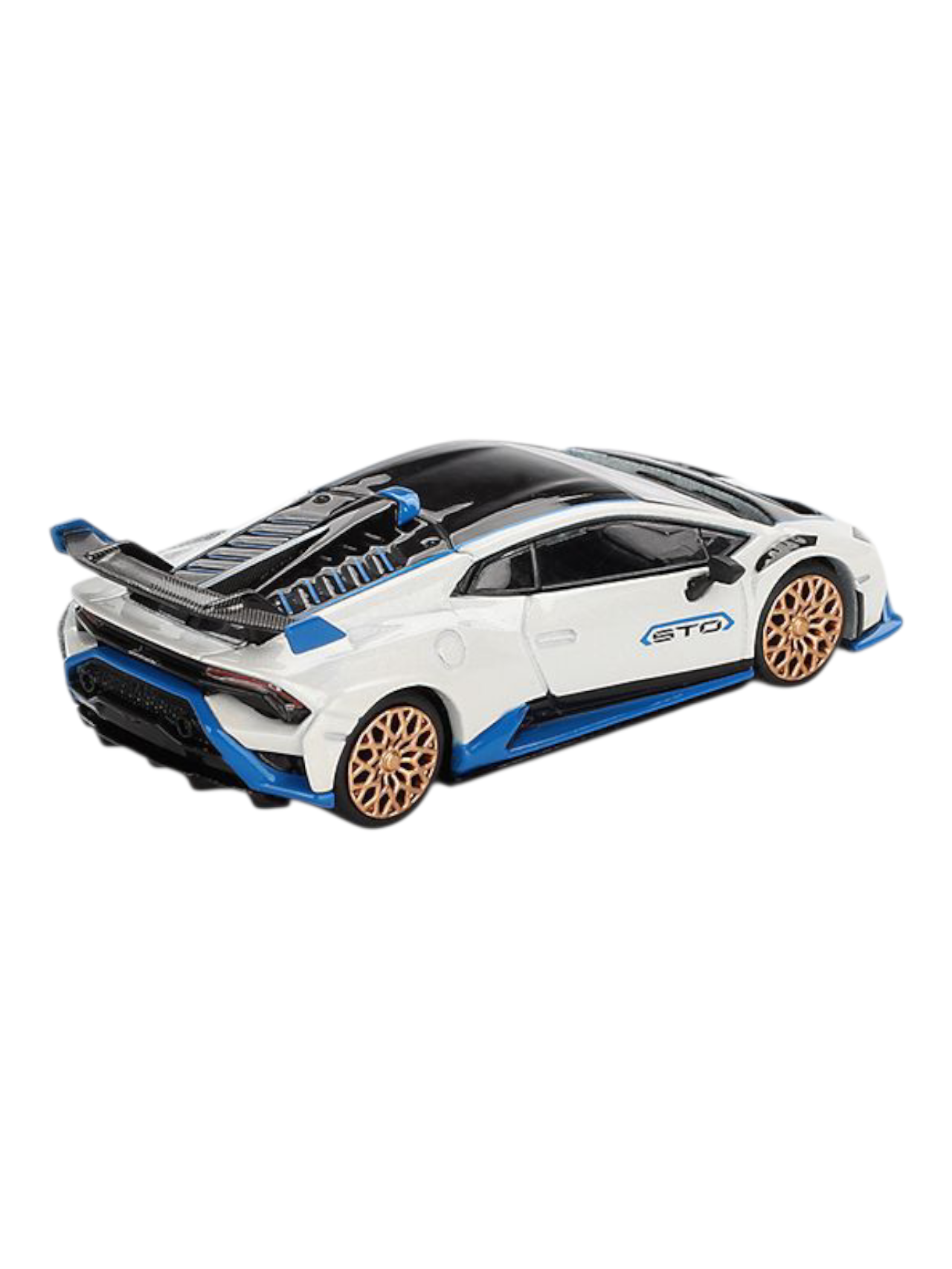 Mini GT Lamborghini Huracan STO (Bianco Asopo) Code-788 1:64 Scale