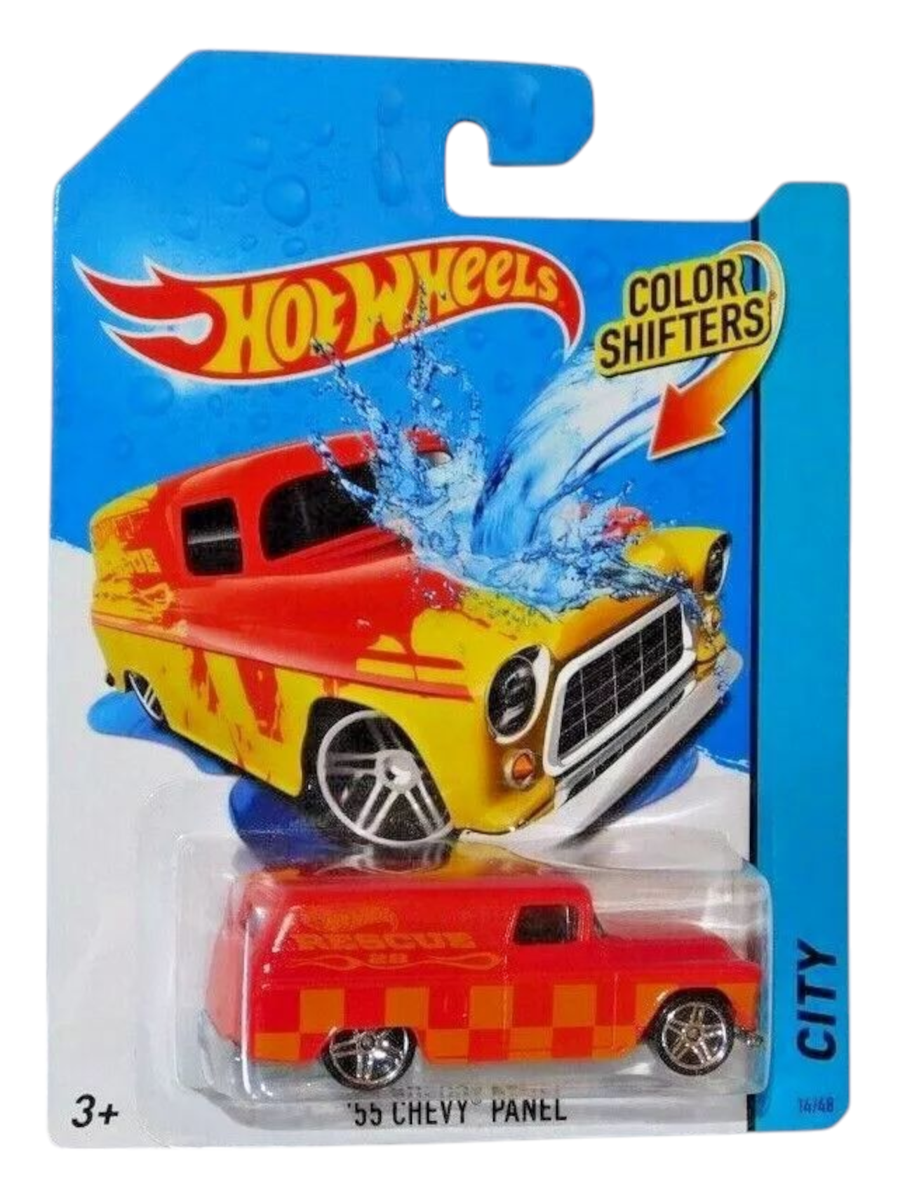 HotWheels Color Shifters 55 Chevy Panel Imported Mainline 1:64 Scale