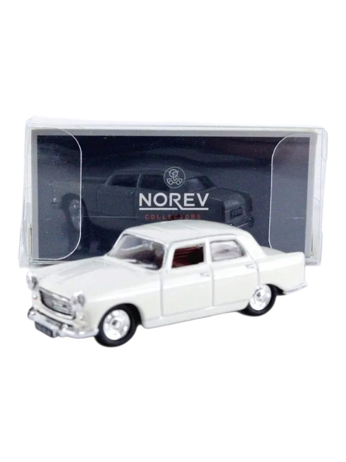 NOREV "Peugeot 404 1968 Courchevel White 474447 Code UV1 1:87 Scale