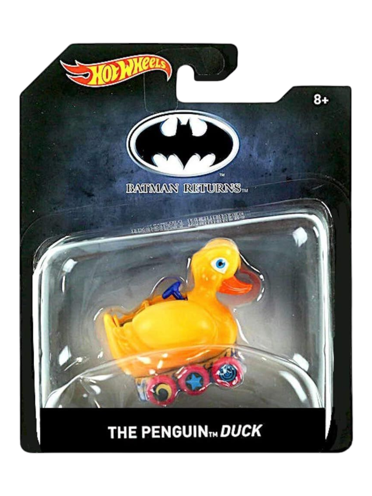 HotWheels Batman Returns The Penguin Duck Imported Premium 1:50 Scale (Creased Card)