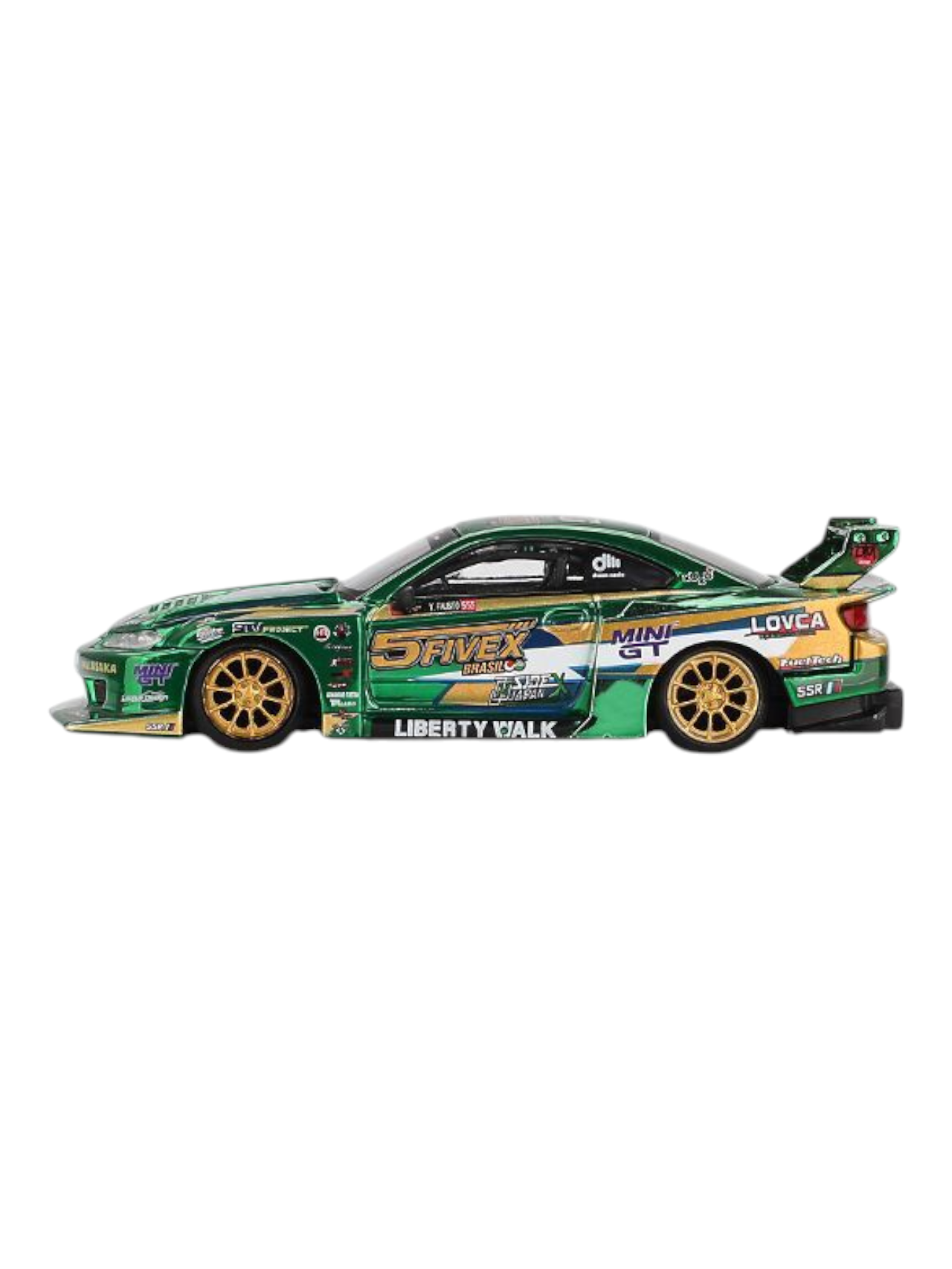 Mini GT Nissan Silvia (S15) LB-Super Silhouette (LBWK 2024 Fausto Racing) 1:64 Scale